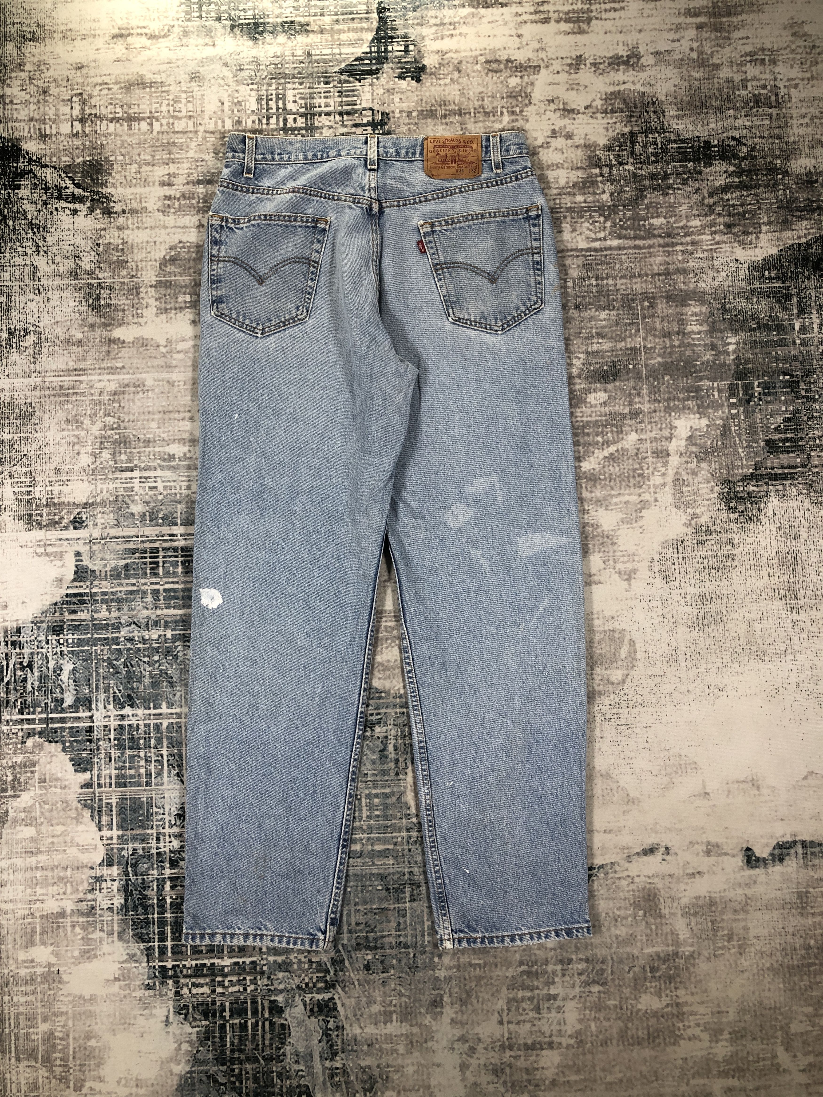 Levi's Levi's Jeans 468 Dirty Dot Paint Light Blue Size US 32 / EU 48 - 2 Thumbnail