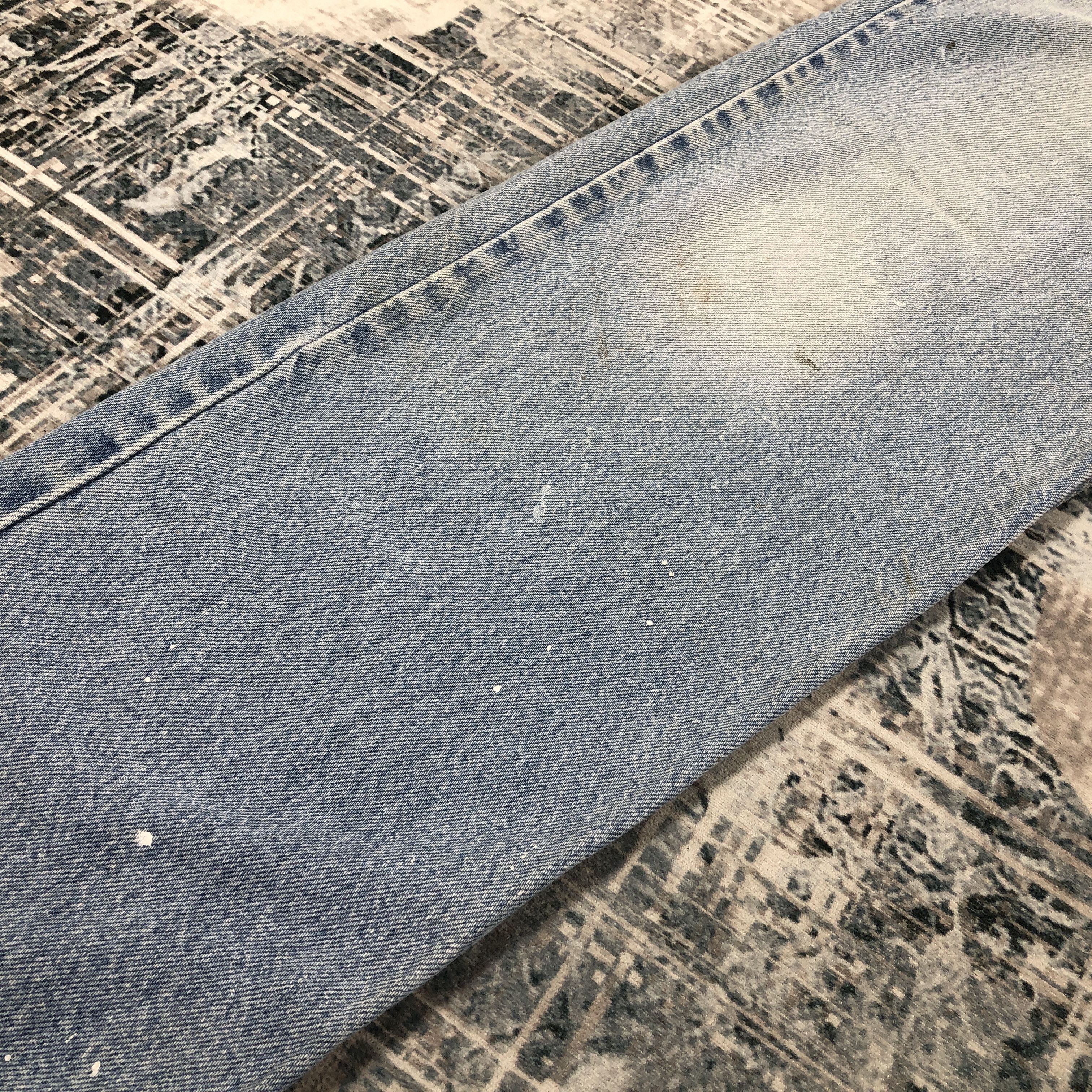 Levi's Levi's Jeans 468 Dirty Dot Paint Light Blue Size US 32 / EU 48 - 6 Thumbnail