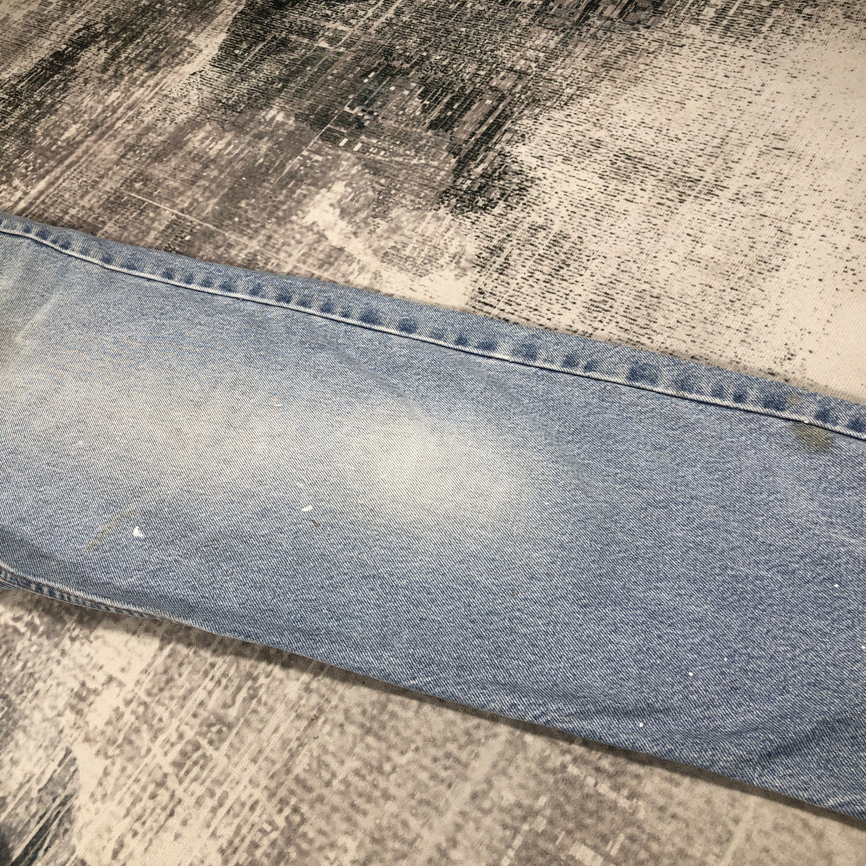 Levi's Levi's Jeans 468 Dirty Dot Paint Light Blue Size US 32 / EU 48 - 8 Thumbnail