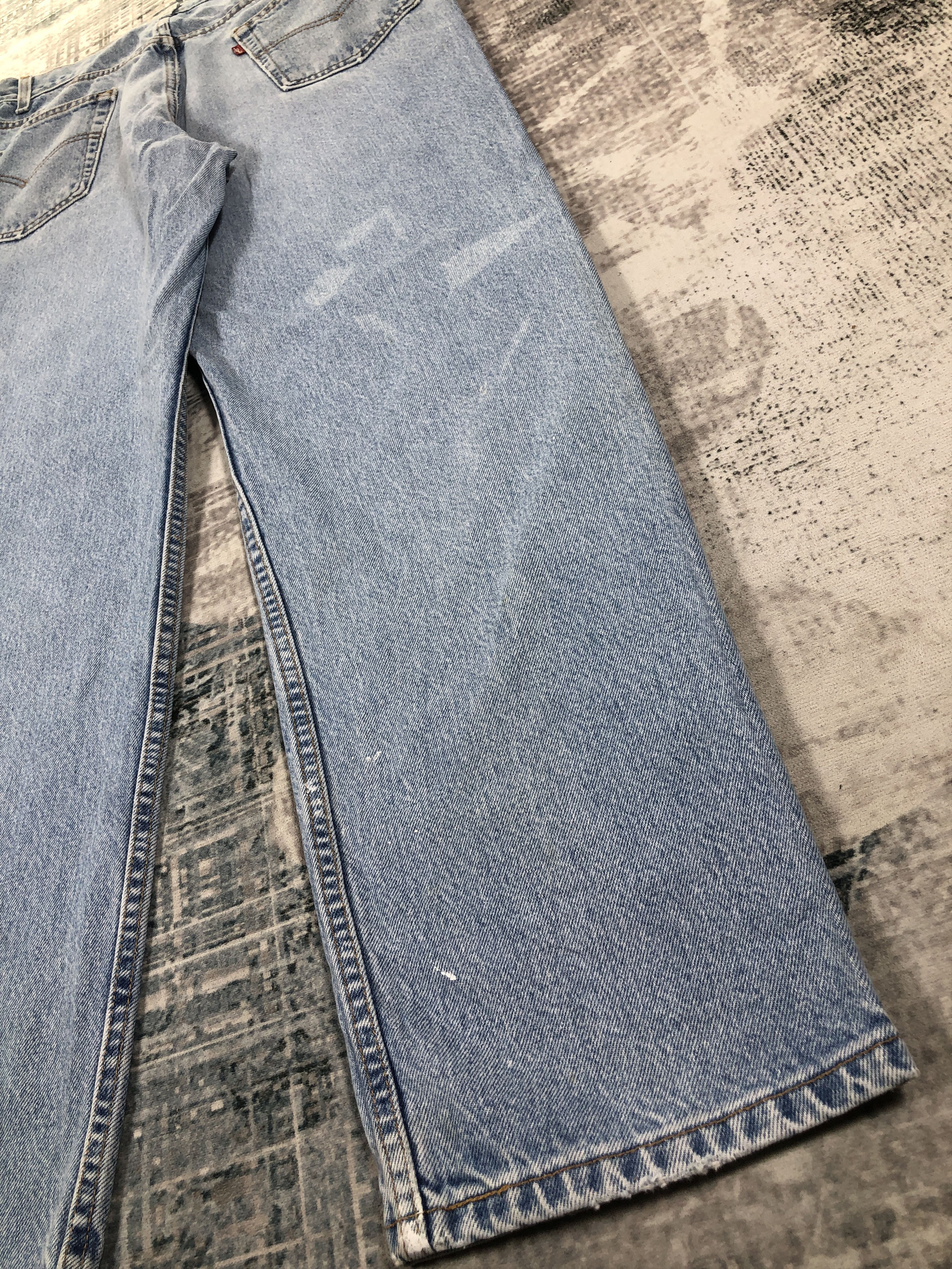 Levi's Levi's Jeans 468 Dirty Dot Paint Light Blue Size US 32 / EU 48 - 11 Thumbnail