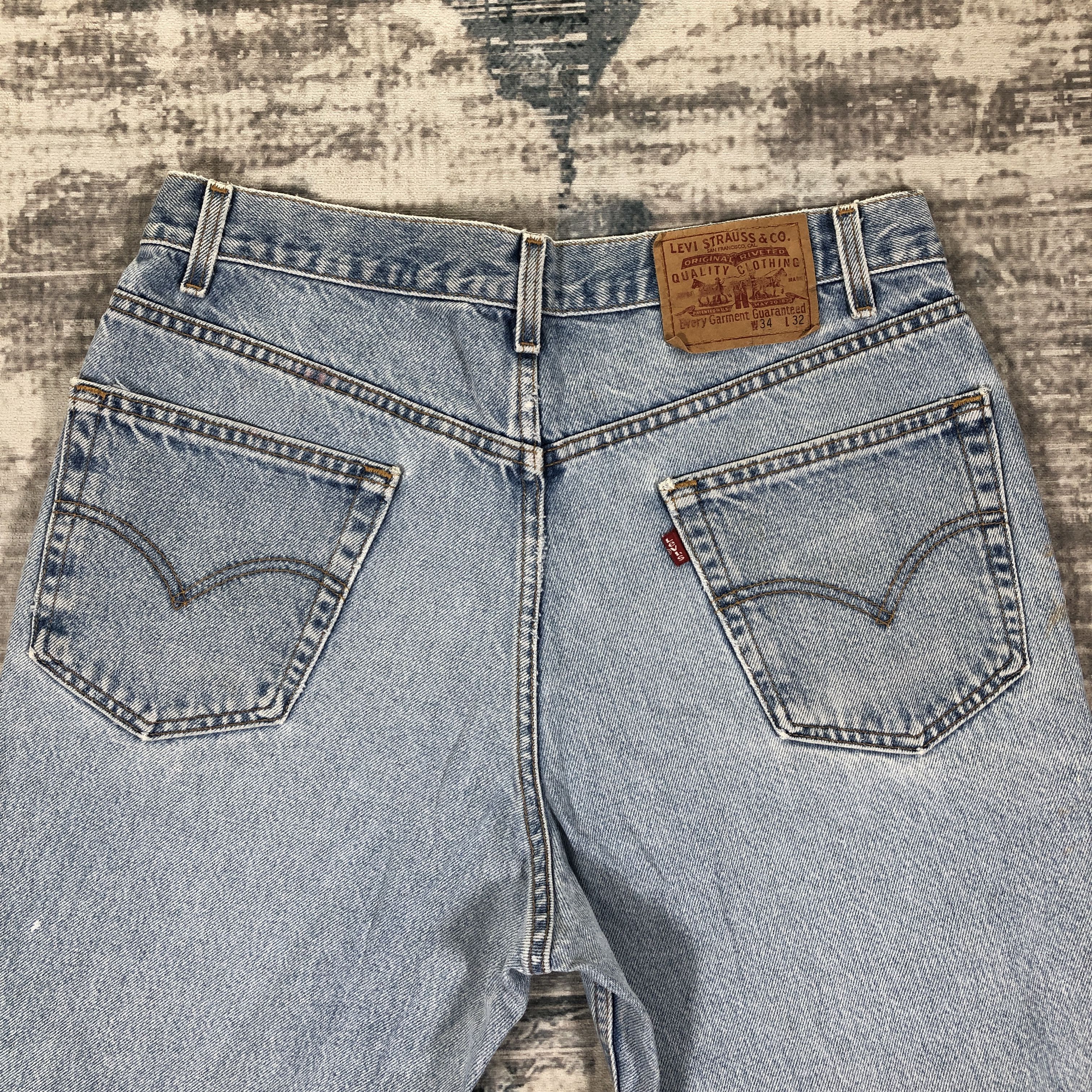 Levi's Levi's Jeans 468 Dirty Dot Paint Light Blue Size US 32 / EU 48 - 5 Thumbnail