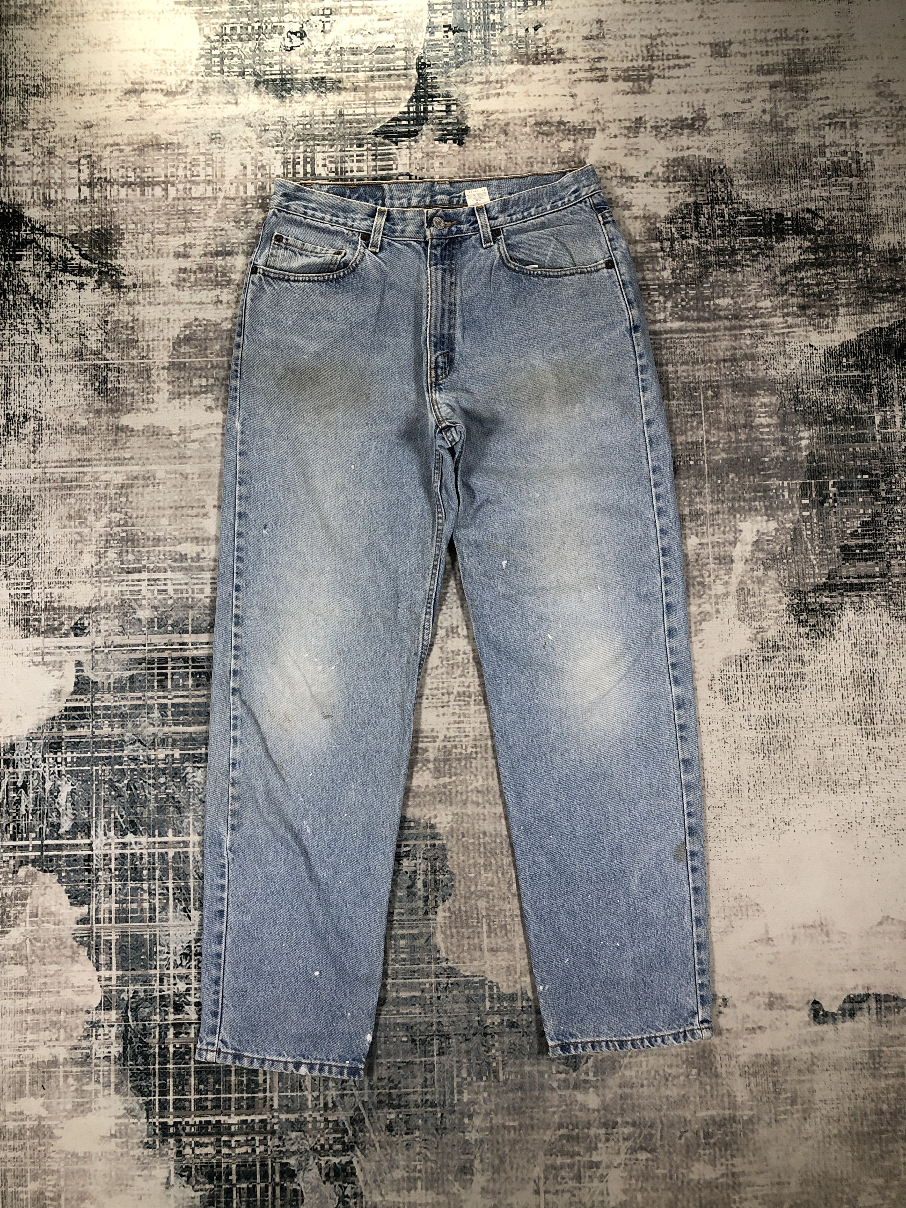 Levi's Levi's Jeans 468 Dirty Dot Paint Light Blue Size US 32 / EU 48 - 1 Thumbnail