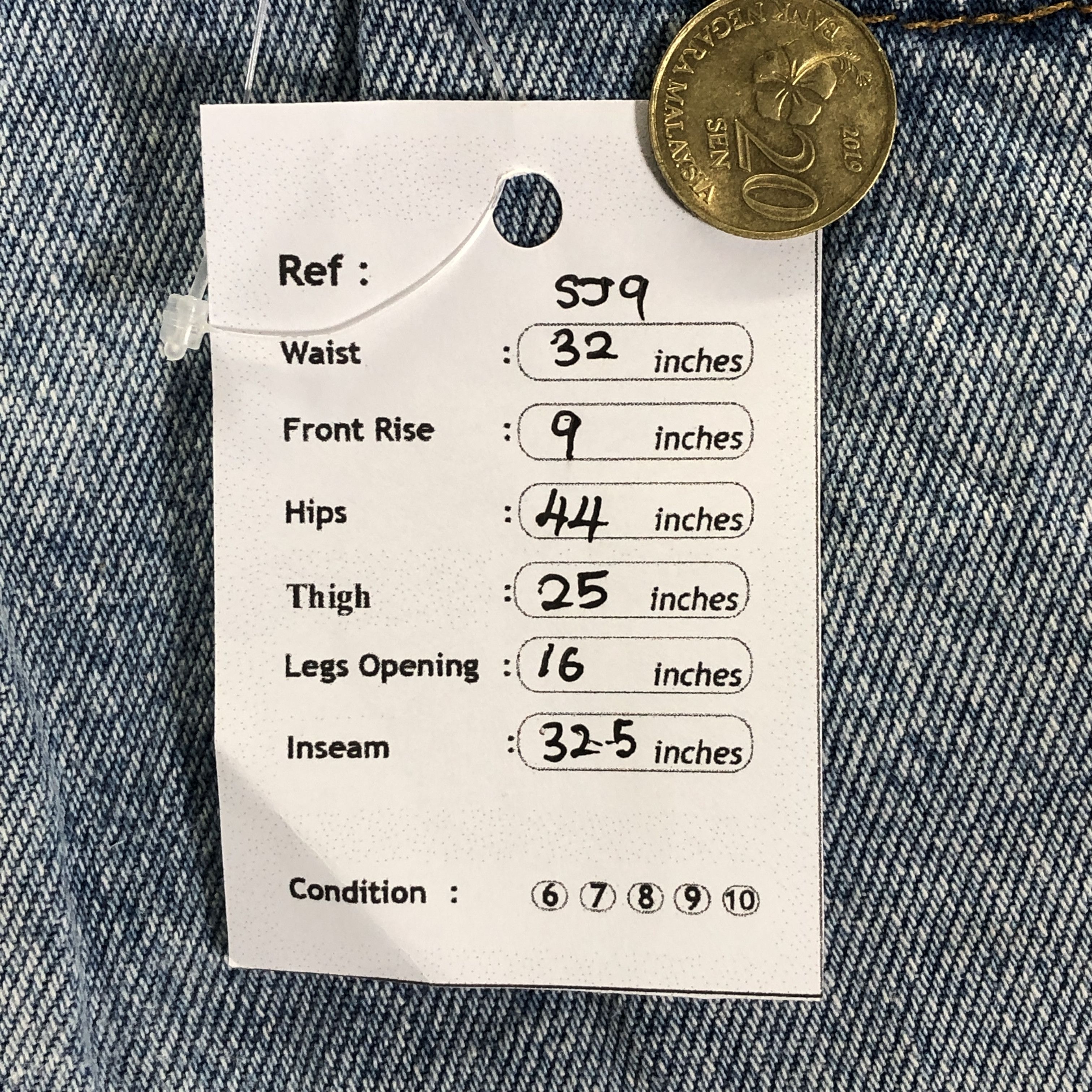 Levi's Levi's Jeans 468 Dirty Dot Paint Light Blue Size US 32 / EU 48 - 17 Thumbnail
