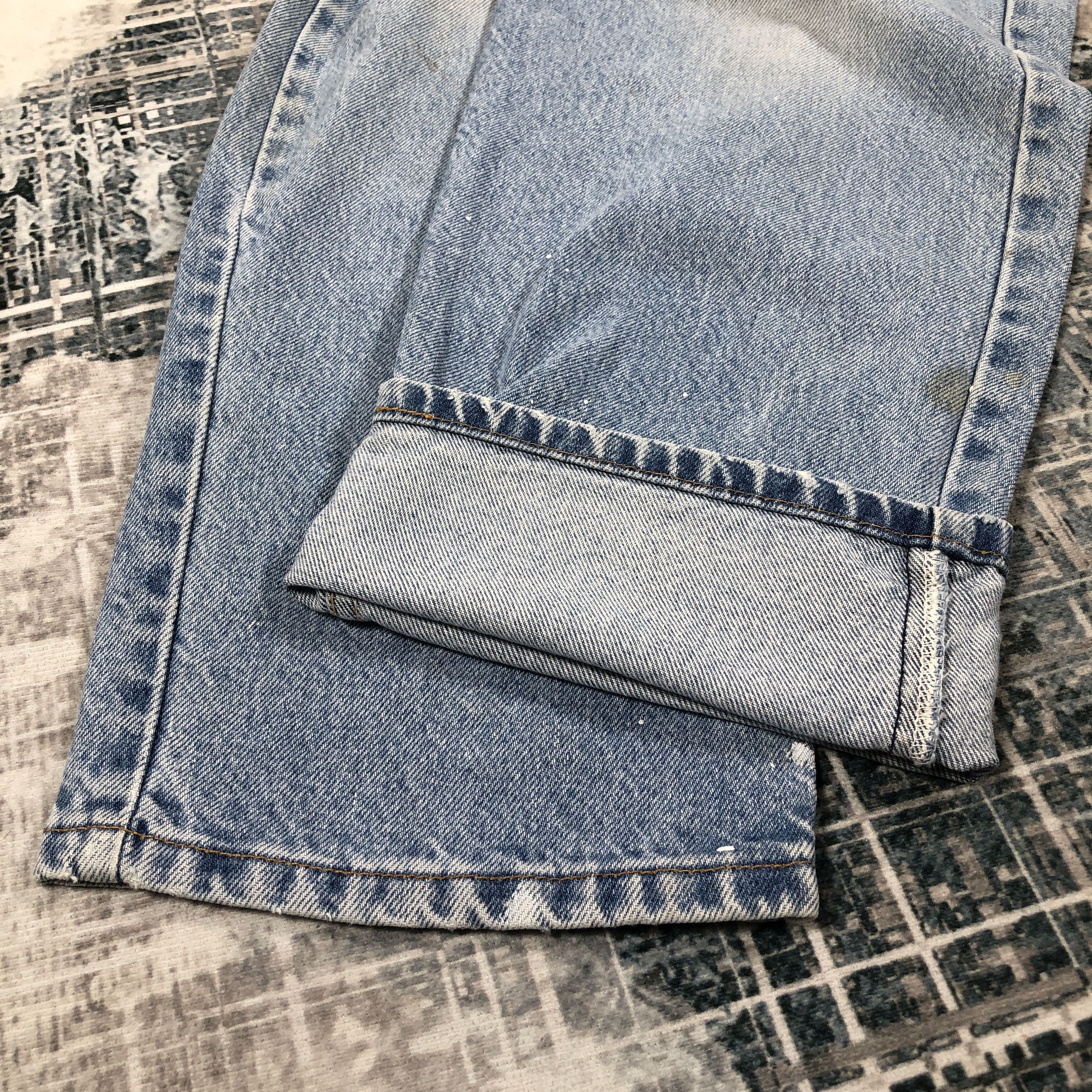Levi's Levi's Jeans 468 Dirty Dot Paint Light Blue Size US 32 / EU 48 - 9 Thumbnail