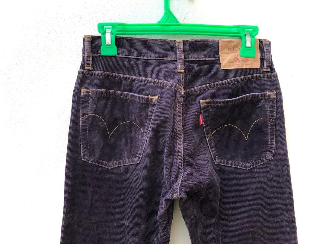 Hysteric Glamour Vintage HG Made in Japan Purple Corduroy Striped Pant Size US 28 / EU 44 - 7 Thumbnail