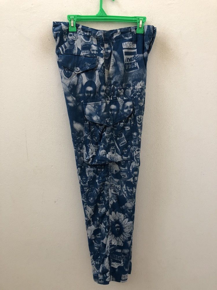 BRU NA BOINNE × Japanese Brand Bru Na Boinne Japan All Printed Baggy Cargo Trouser Pant Size US 31 - 12 Thumbnail
