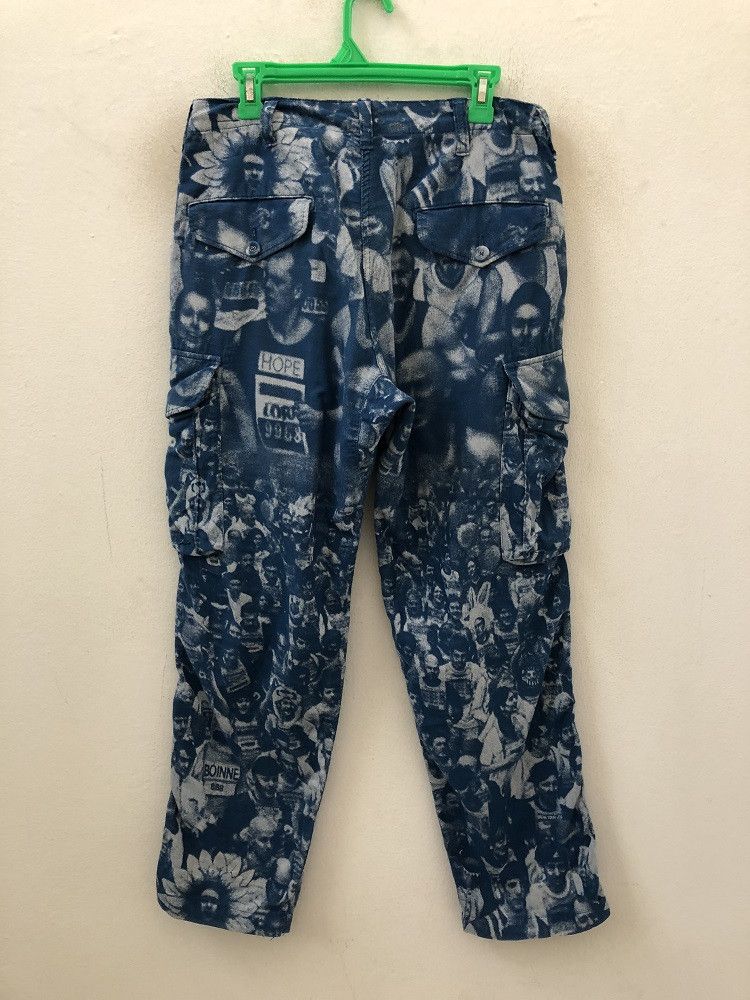 BRU NA BOINNE × Japanese Brand Bru Na Boinne Japan All Printed Baggy Cargo Trouser Pant Size US 31 - 5 Thumbnail