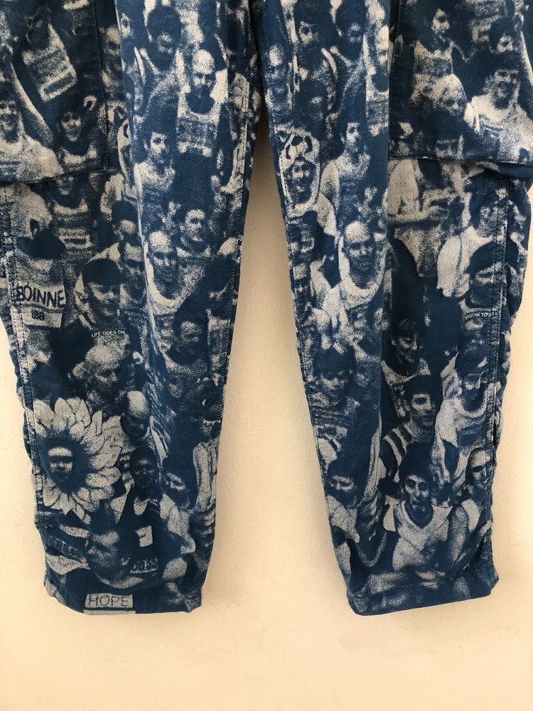 BRU NA BOINNE × Japanese Brand Bru Na Boinne Japan All Printed Baggy Cargo Trouser Pant Size US 31 - 3 Thumbnail