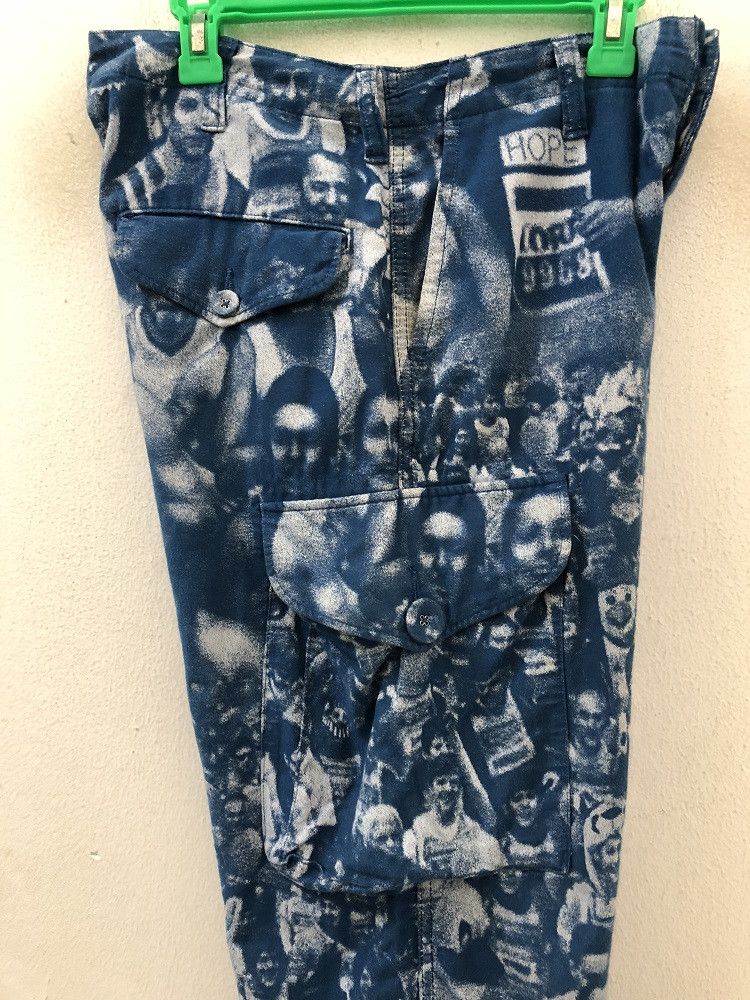 BRU NA BOINNE × Japanese Brand Bru Na Boinne Japan All Printed Baggy Cargo Trouser Pant Size US 31 - 13 Thumbnail