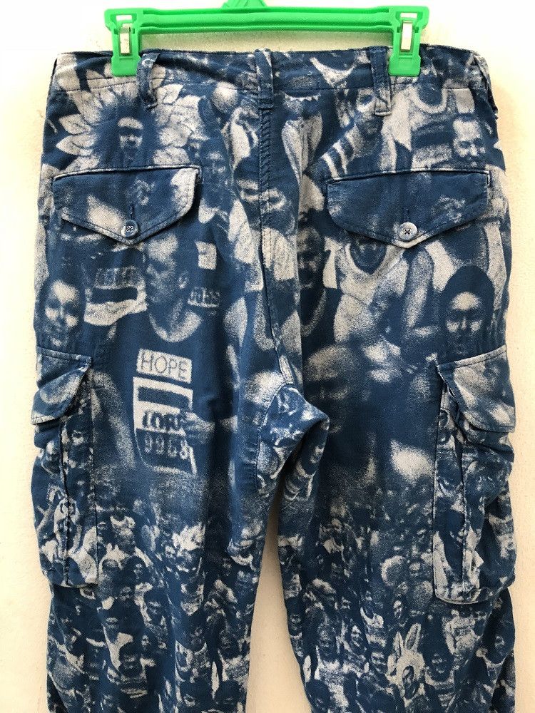 BRU NA BOINNE × Japanese Brand Bru Na Boinne Japan All Printed Baggy Cargo Trouser Pant Size US 31 - 6 Thumbnail