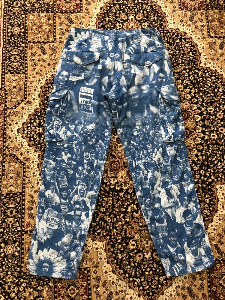 BRU NA BOINNE × Japanese Brand Bru Na Boinne Japan All Printed Baggy Cargo Trouser Pant Size US 31 - 17 Thumbnail