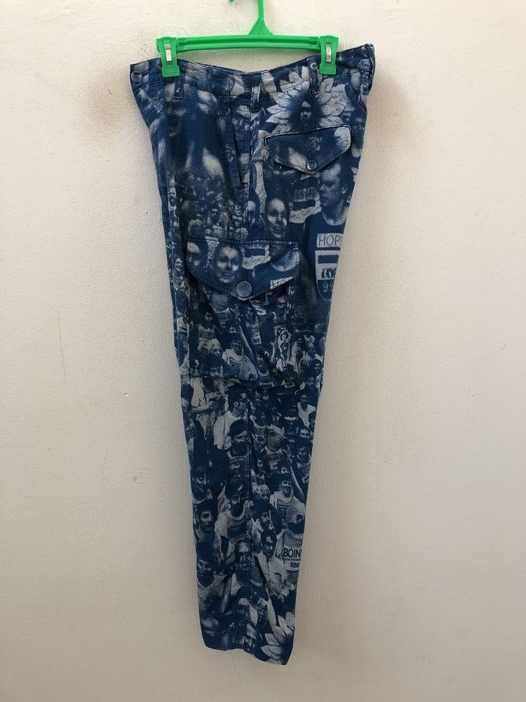 BRU NA BOINNE × Japanese Brand Bru Na Boinne Japan All Printed Baggy Cargo Trouser Pant Size US 31 - 9 Thumbnail