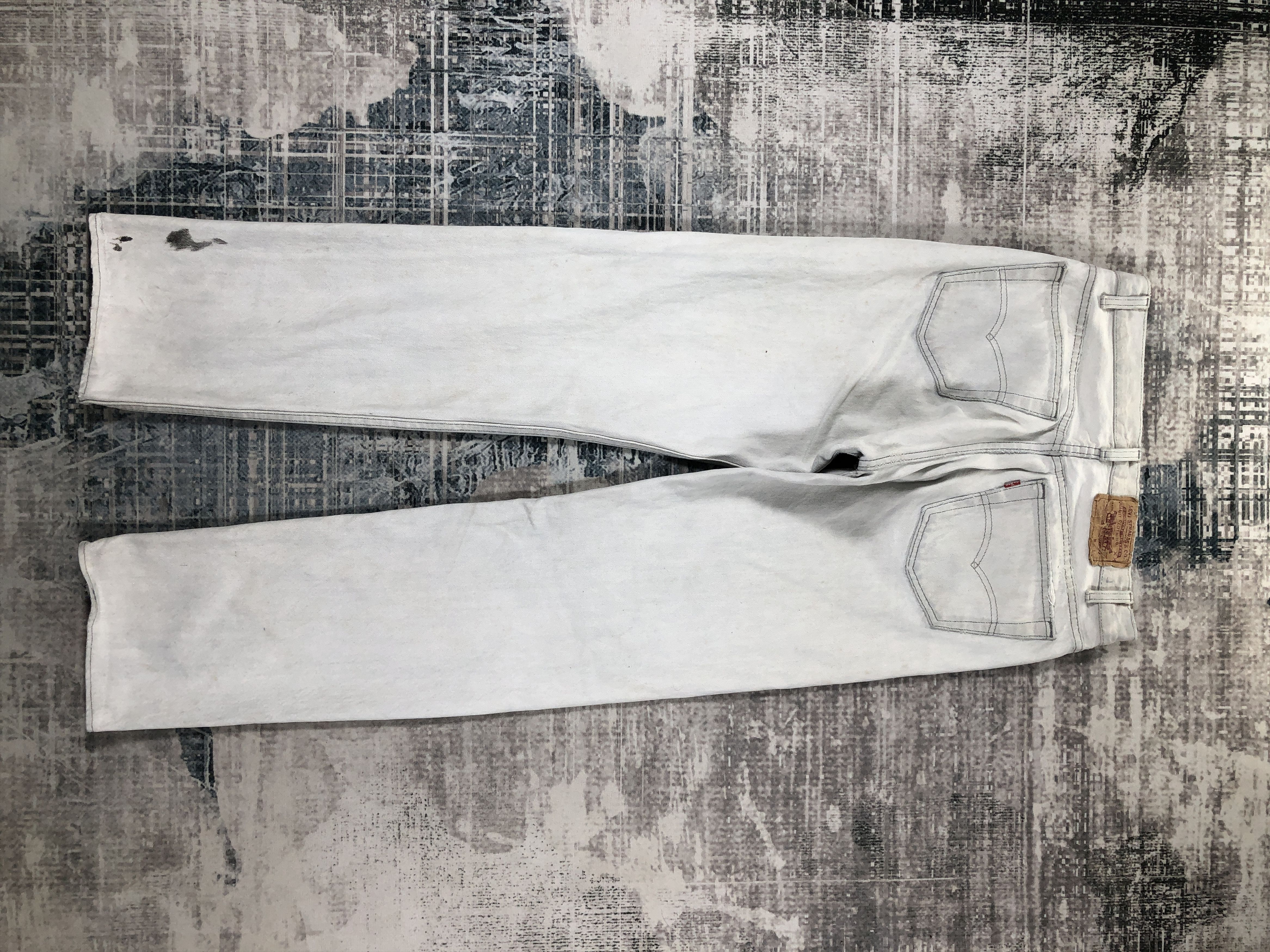 Levi's Vintage Levis 532 Jeans Light White Denim Size US 30 / EU 46 - 2 Thumbnail