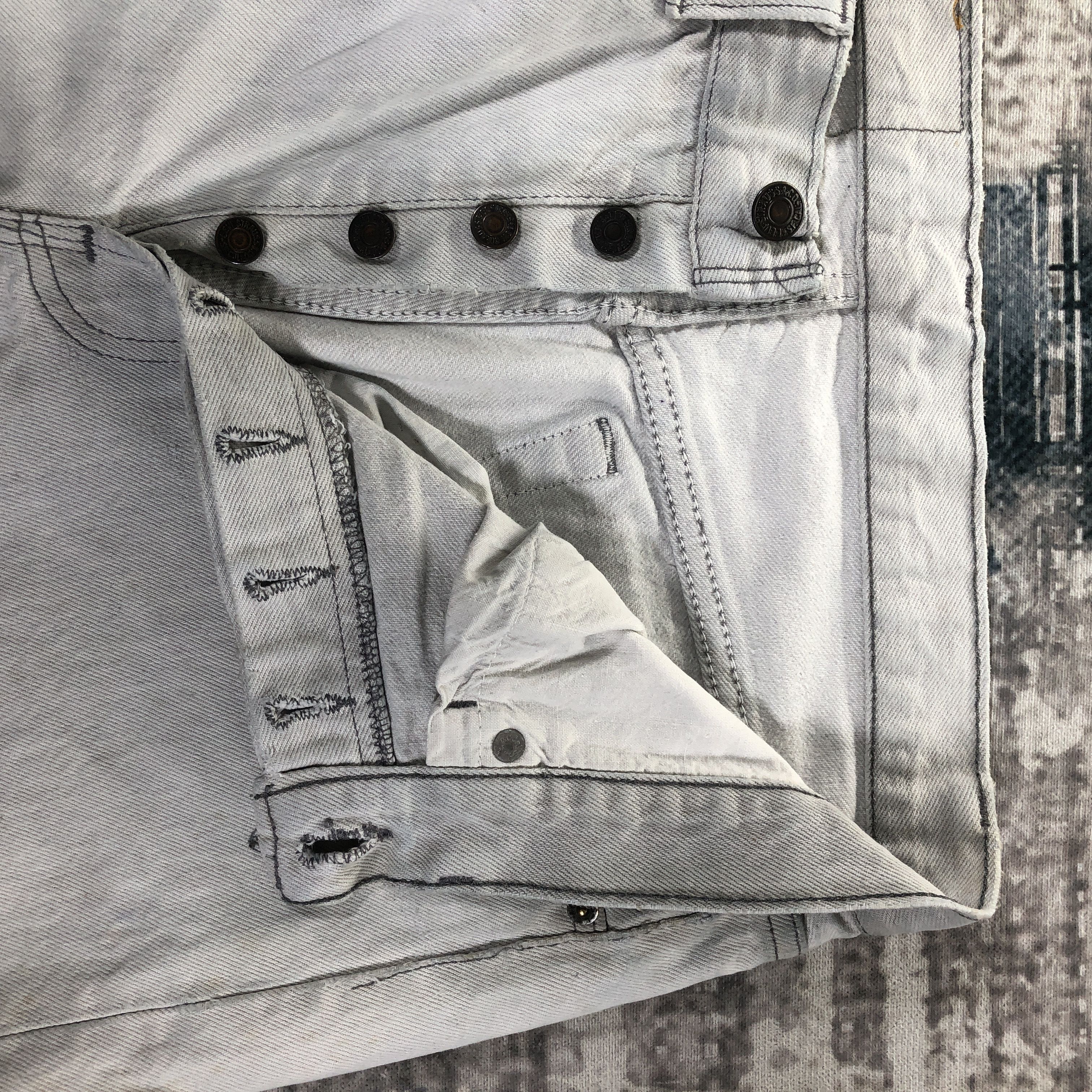 Levi's Vintage Levis 532 Jeans Light White Denim Size US 30 / EU 46 - 5 Thumbnail