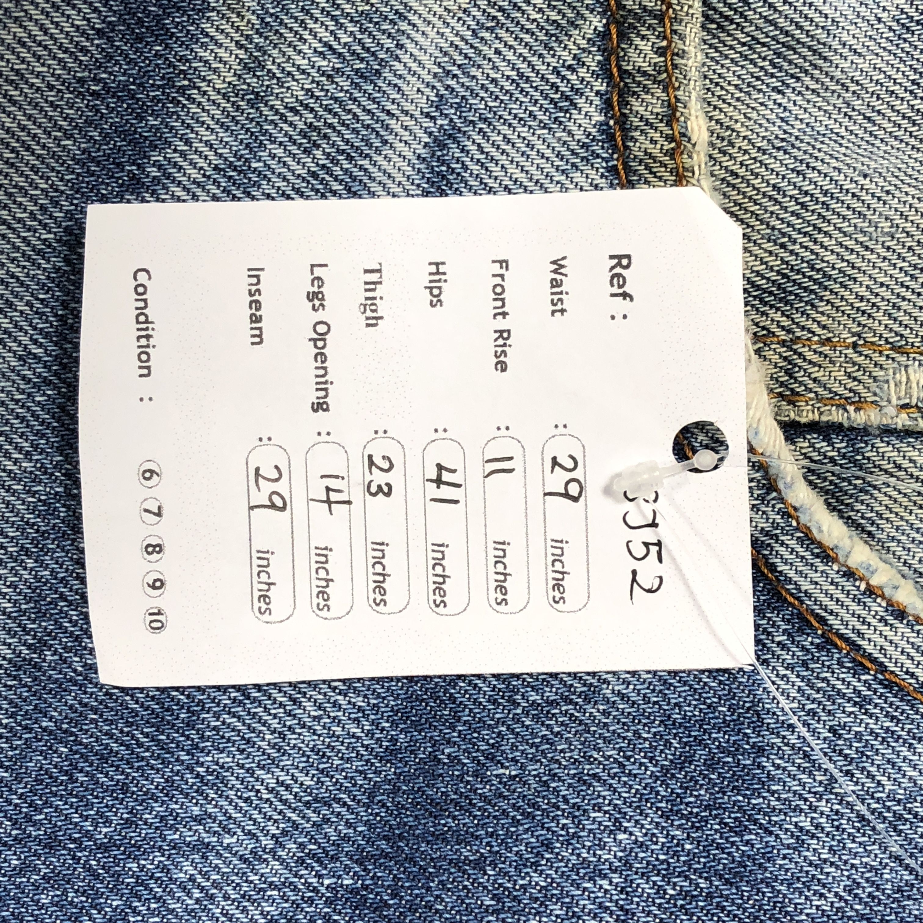 Levi's Vintage Levis 359 Jeans Faded Blue Denim Size US 29 - 10 Thumbnail