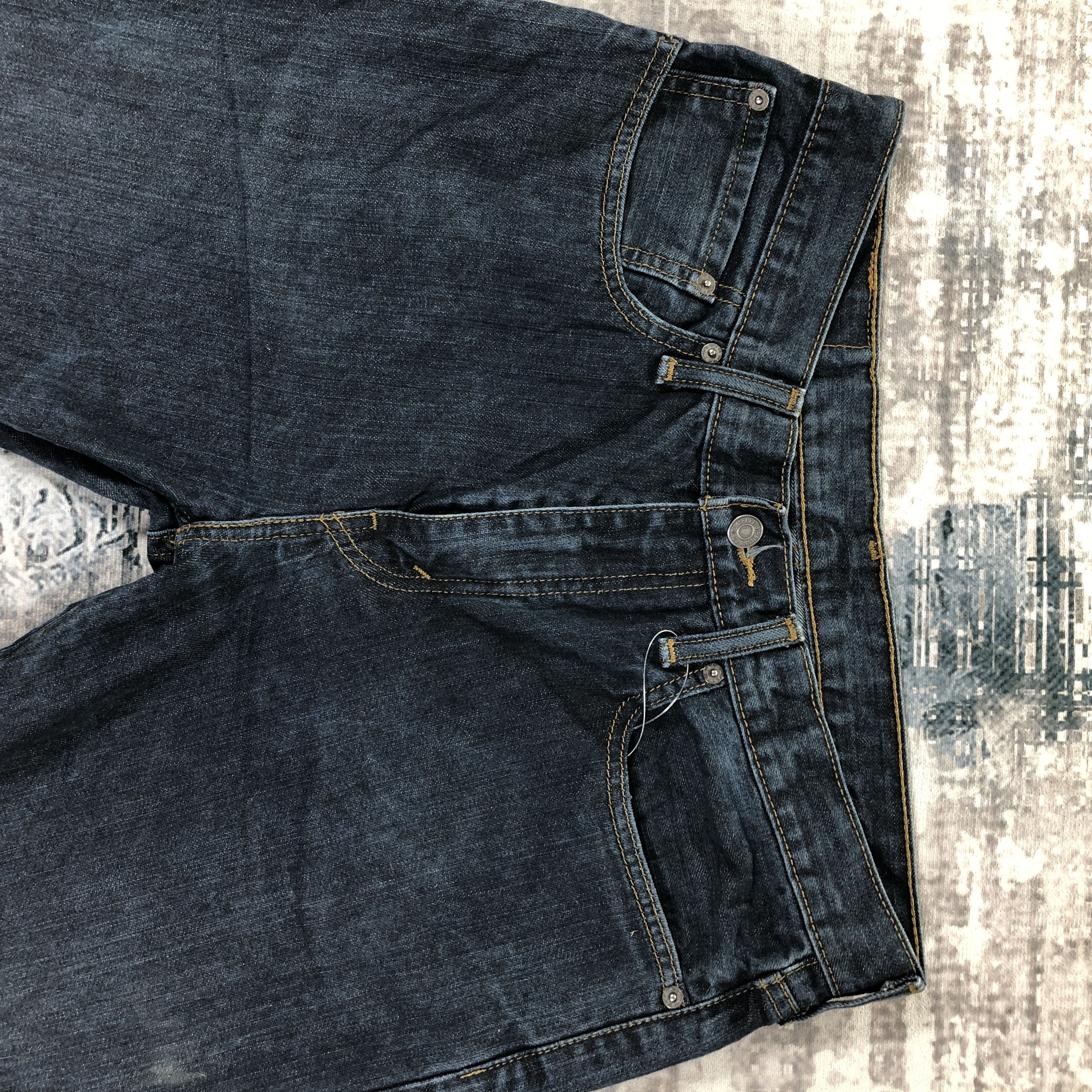 Levi's Levis 502 Jeans Dark Blue Size US 33 - 3 Thumbnail