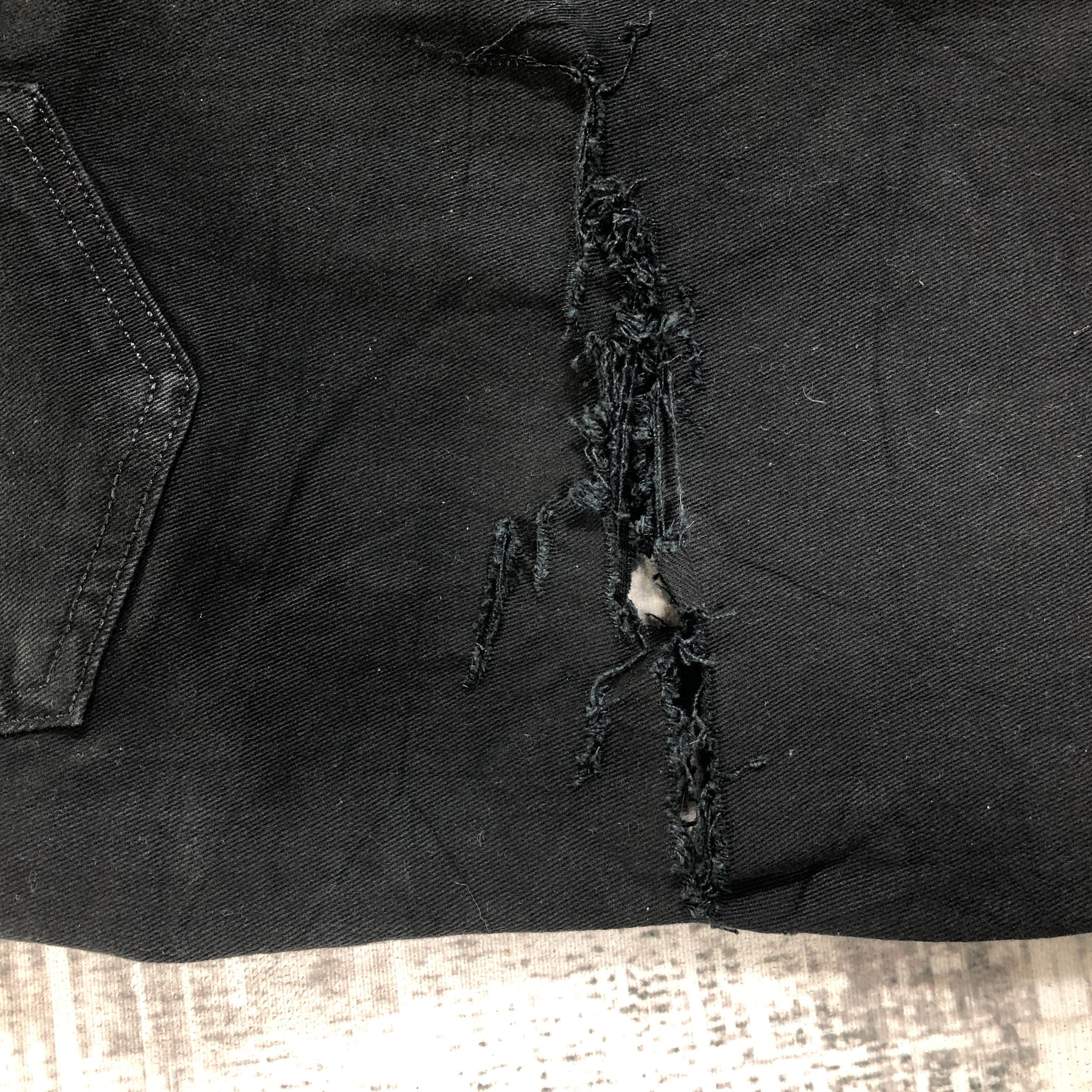 Levi's Levi's Jeans 541 Distressed Black Washed Size US 37 - 7 Thumbnail