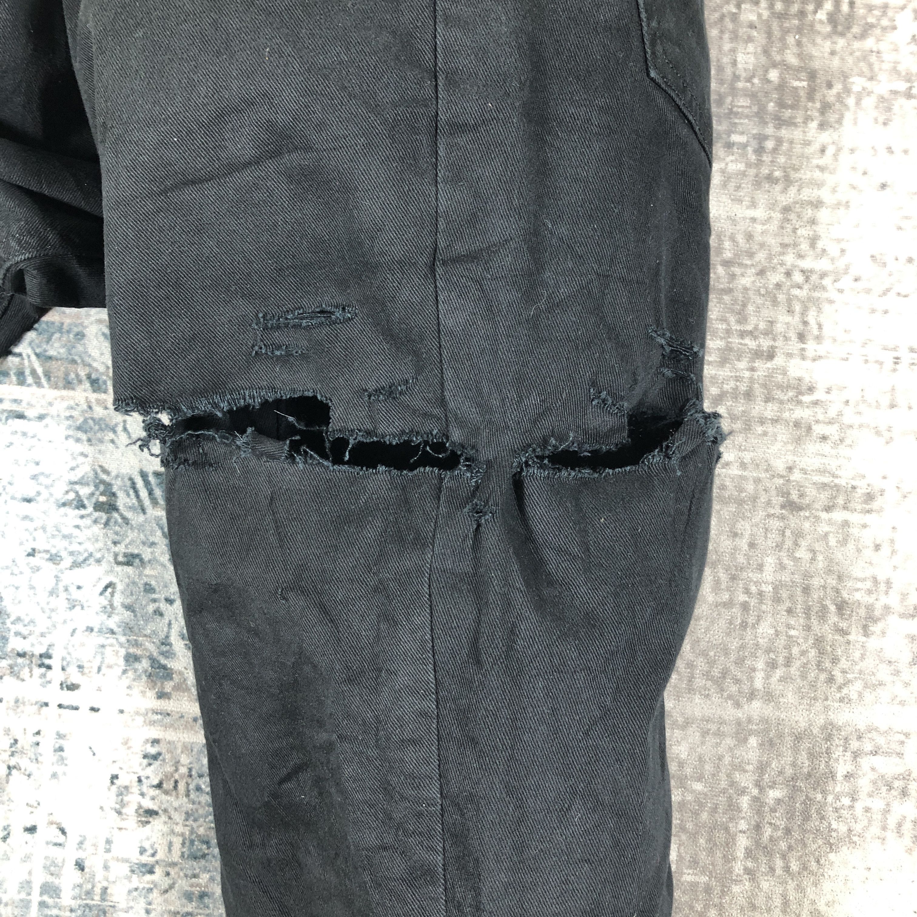 Levi's Levi's Jeans 541 Distressed Black Washed Size US 37 - 11 Thumbnail