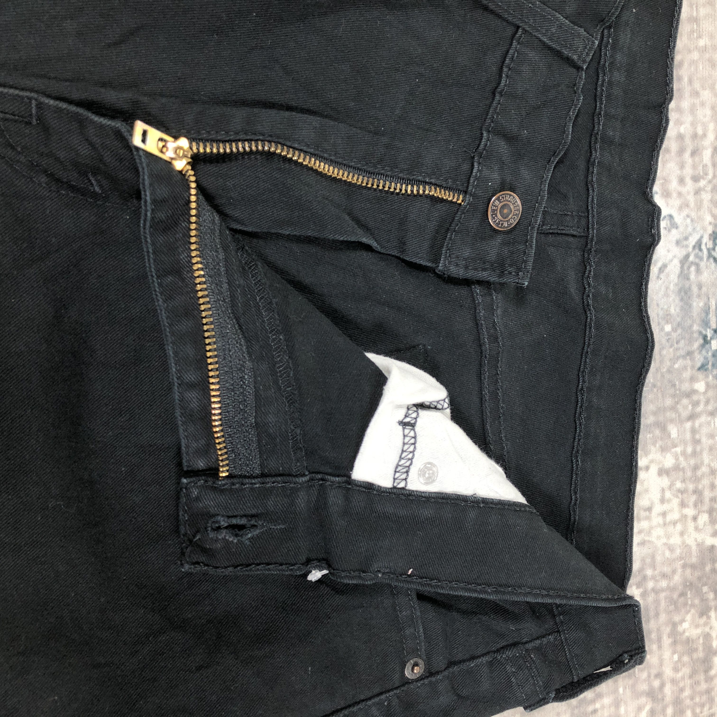 Levi's Levi's Jeans 541 Distressed Black Washed Size US 37 - 17 Thumbnail