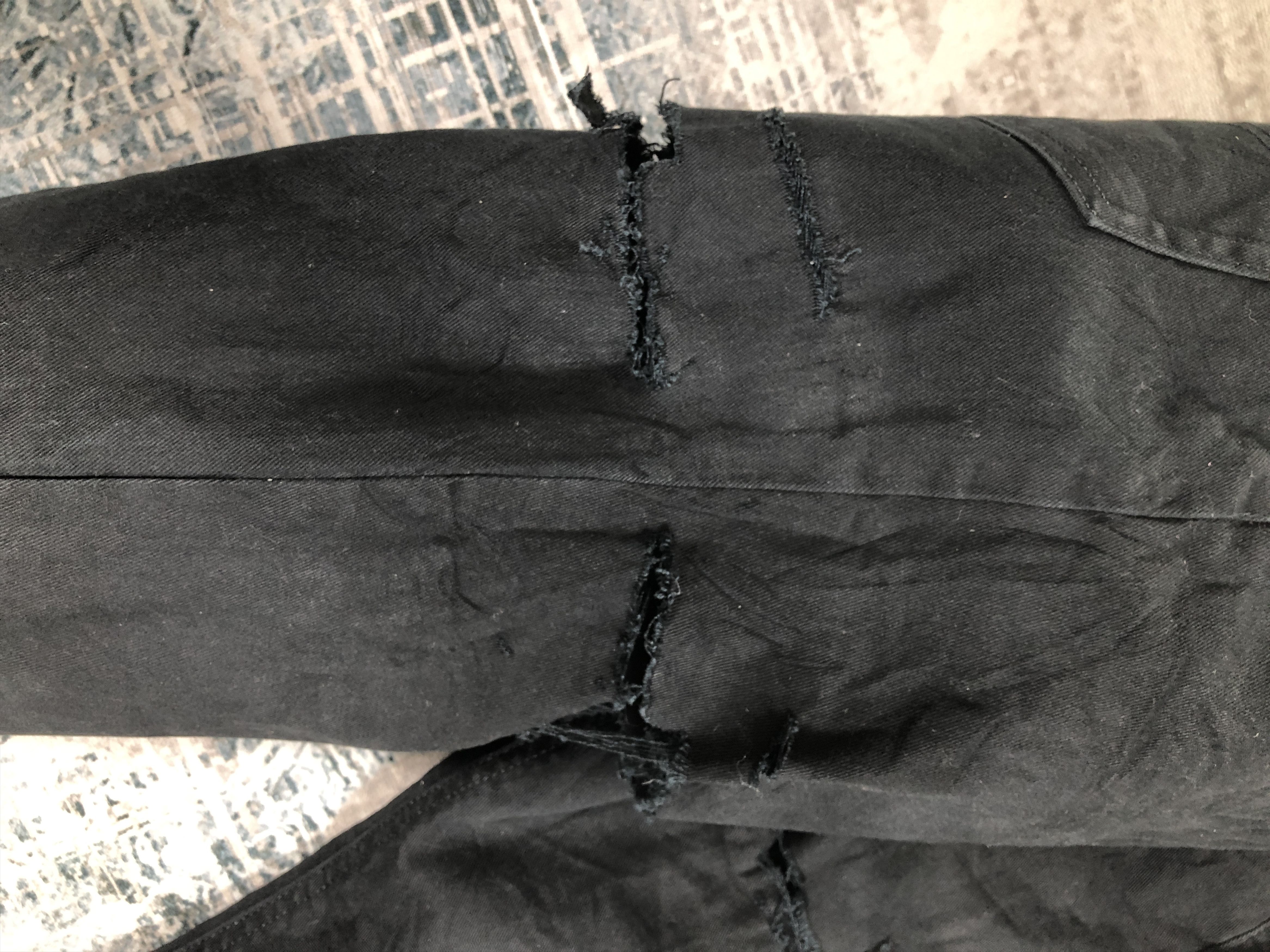 Levi's Levi's Jeans 541 Distressed Black Washed Size US 37 - 13 Thumbnail