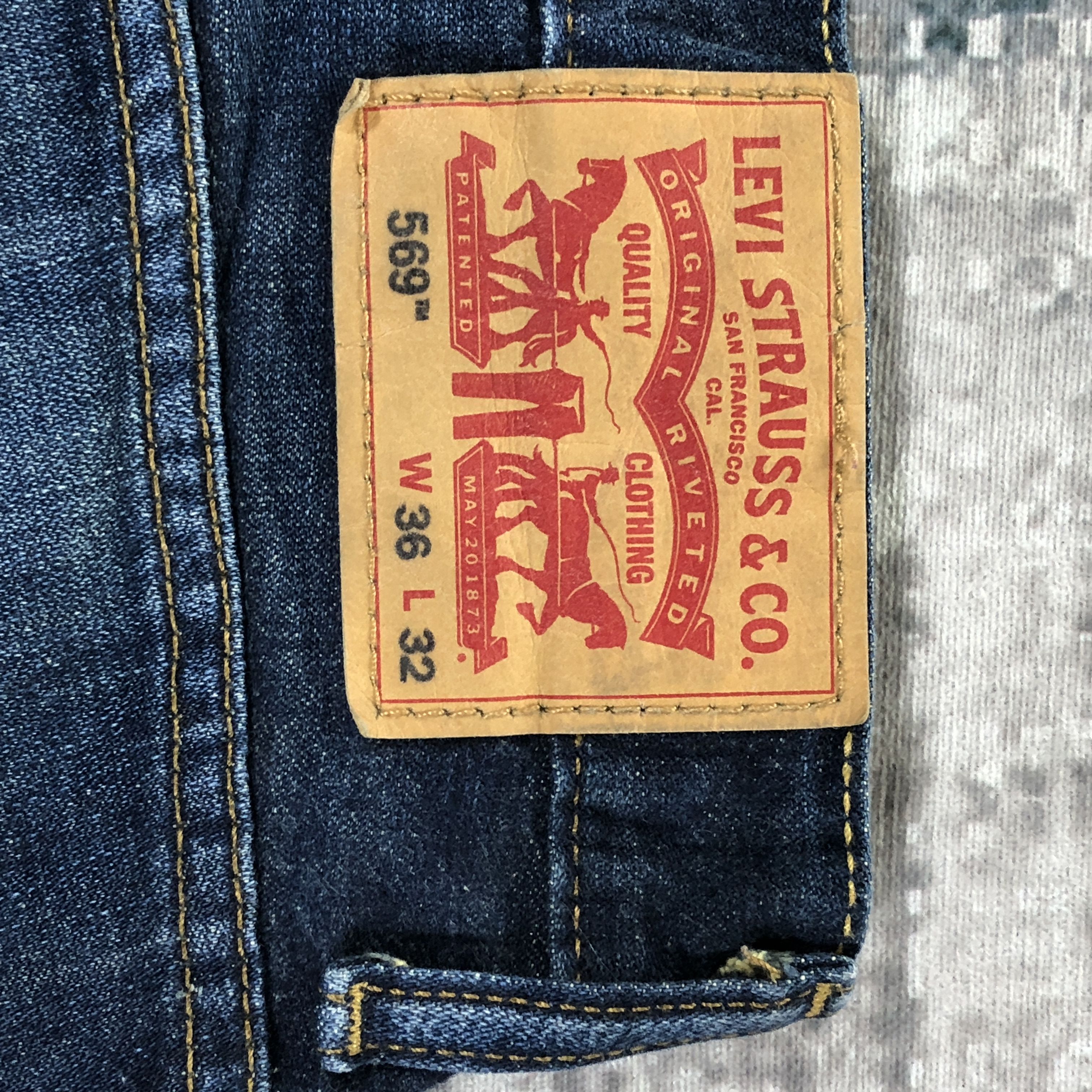 Levi's Vintage Levis 569 Faded Blue Size US 39 - 8 Thumbnail