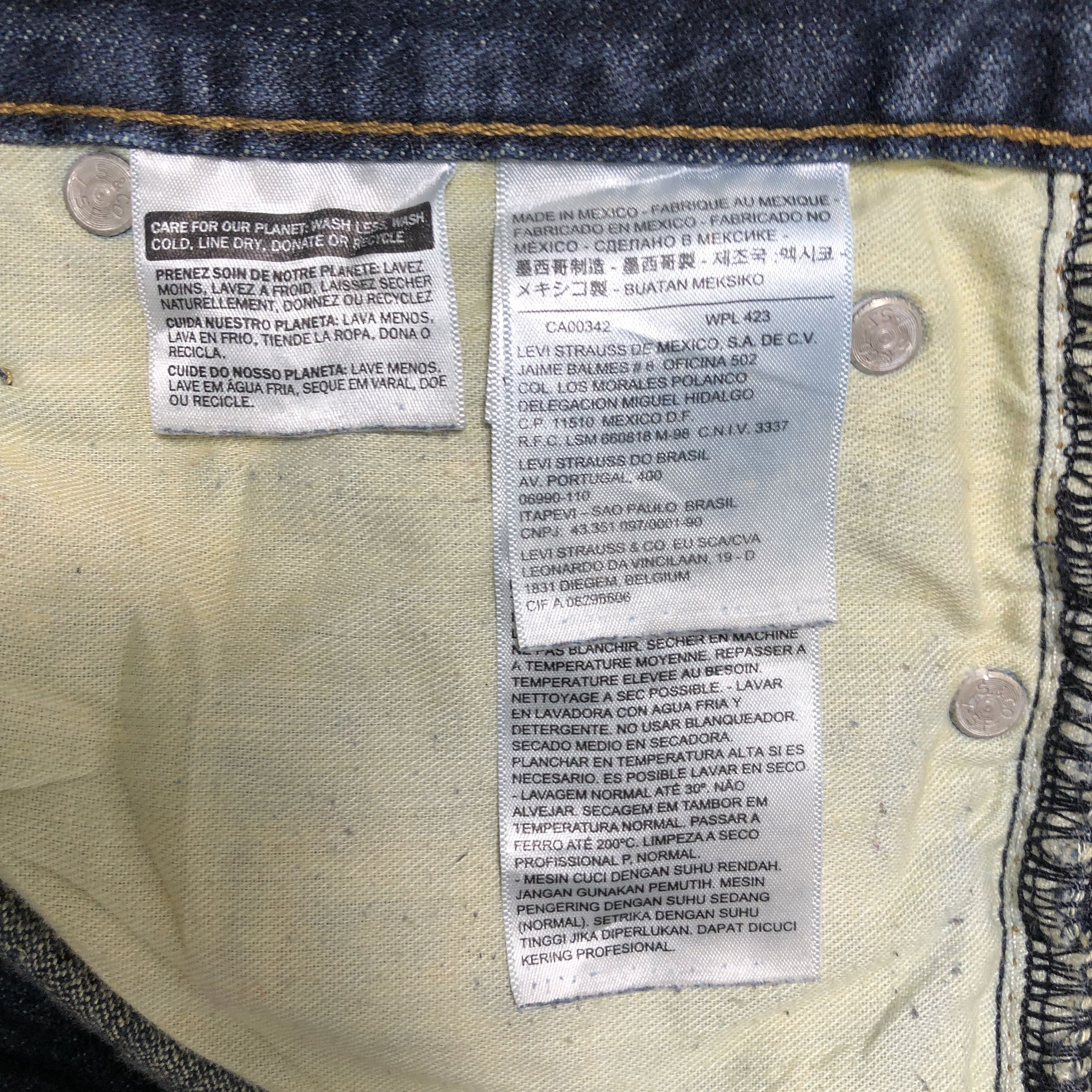 Levi's Vintage Levis 569 Faded Blue Size US 39 - 10 Thumbnail