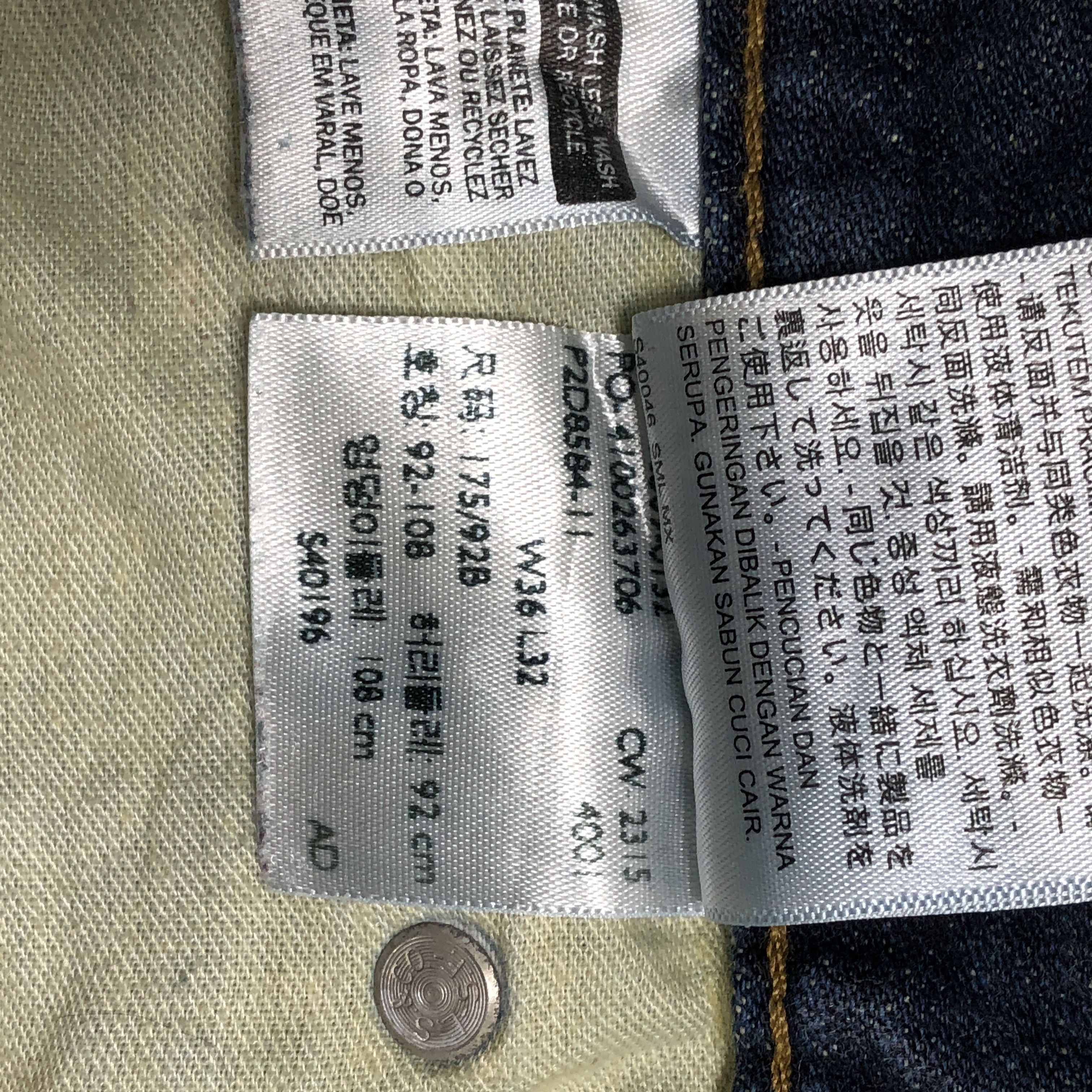 Levi's Vintage Levis 569 Faded Blue Size US 39 - 11 Thumbnail