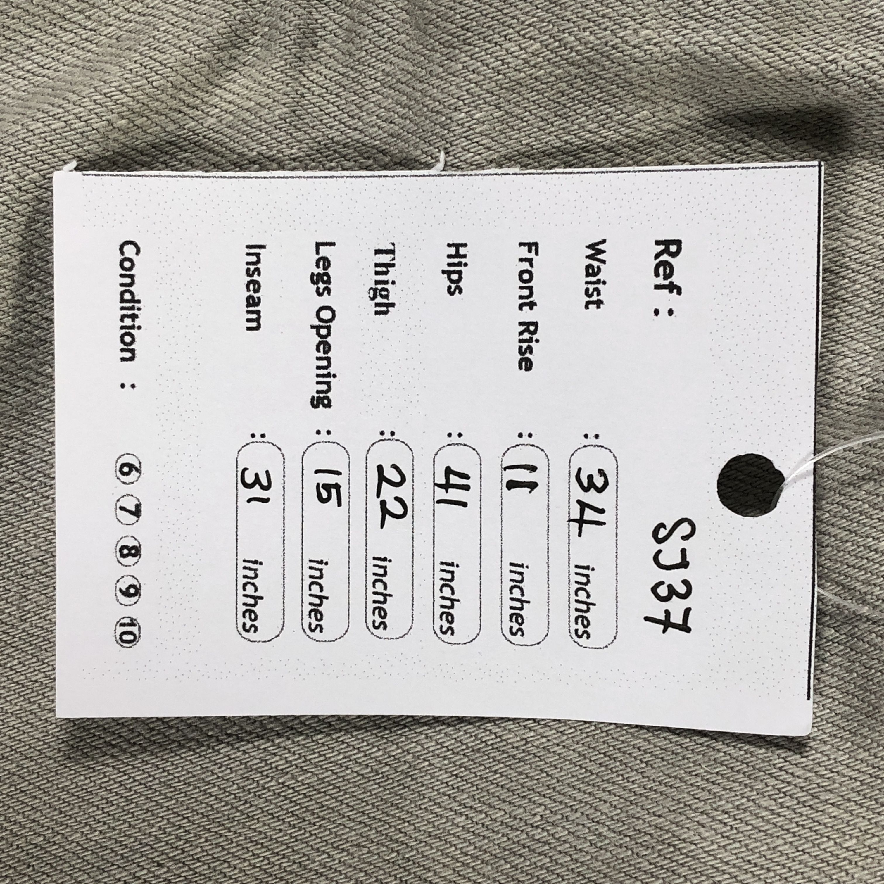 Levi's Vintage Levis 511 Faded Gray Size US 34 / EU 50 - 12 Thumbnail