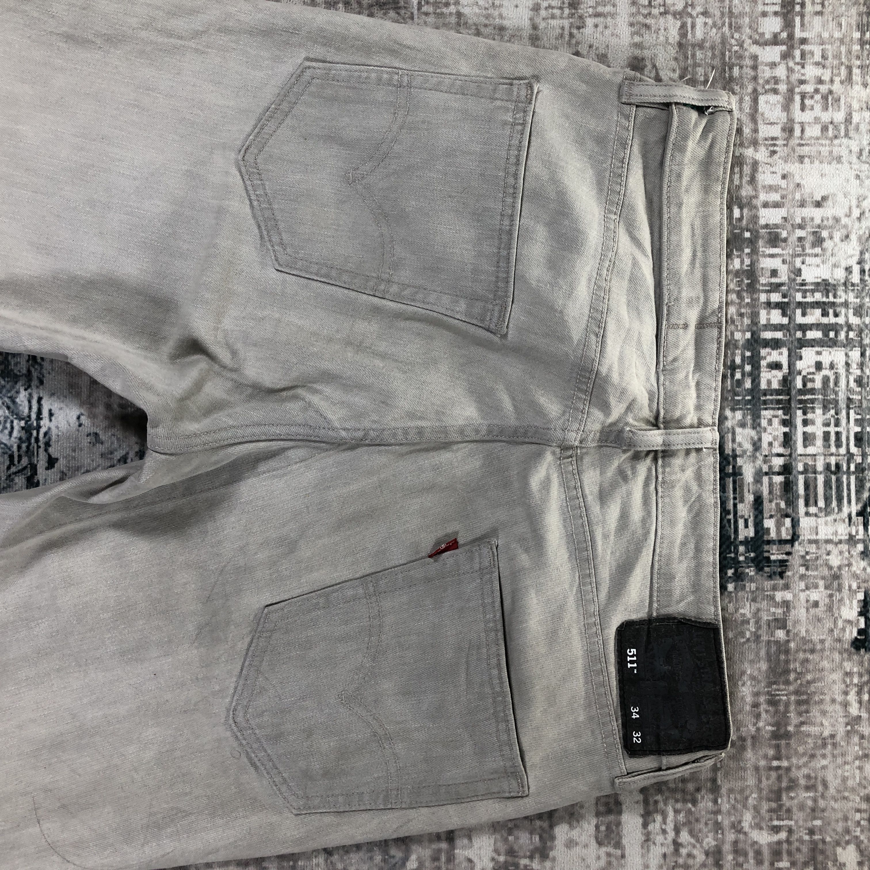 Levi's Vintage Levis 511 Faded Gray Size US 34 / EU 50 - 4 Thumbnail