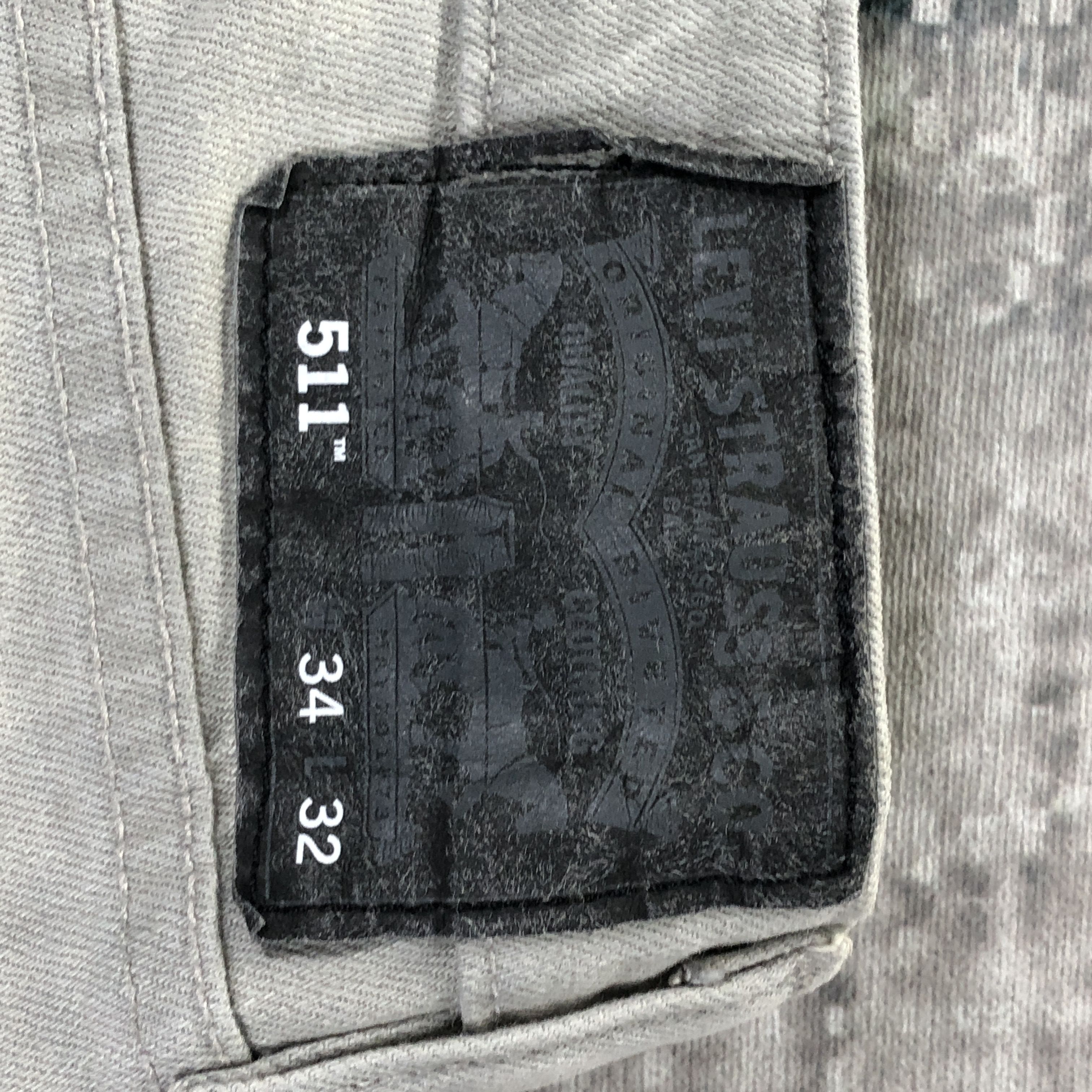 Levi's Vintage Levis 511 Faded Gray Size US 34 / EU 50 - 8 Thumbnail