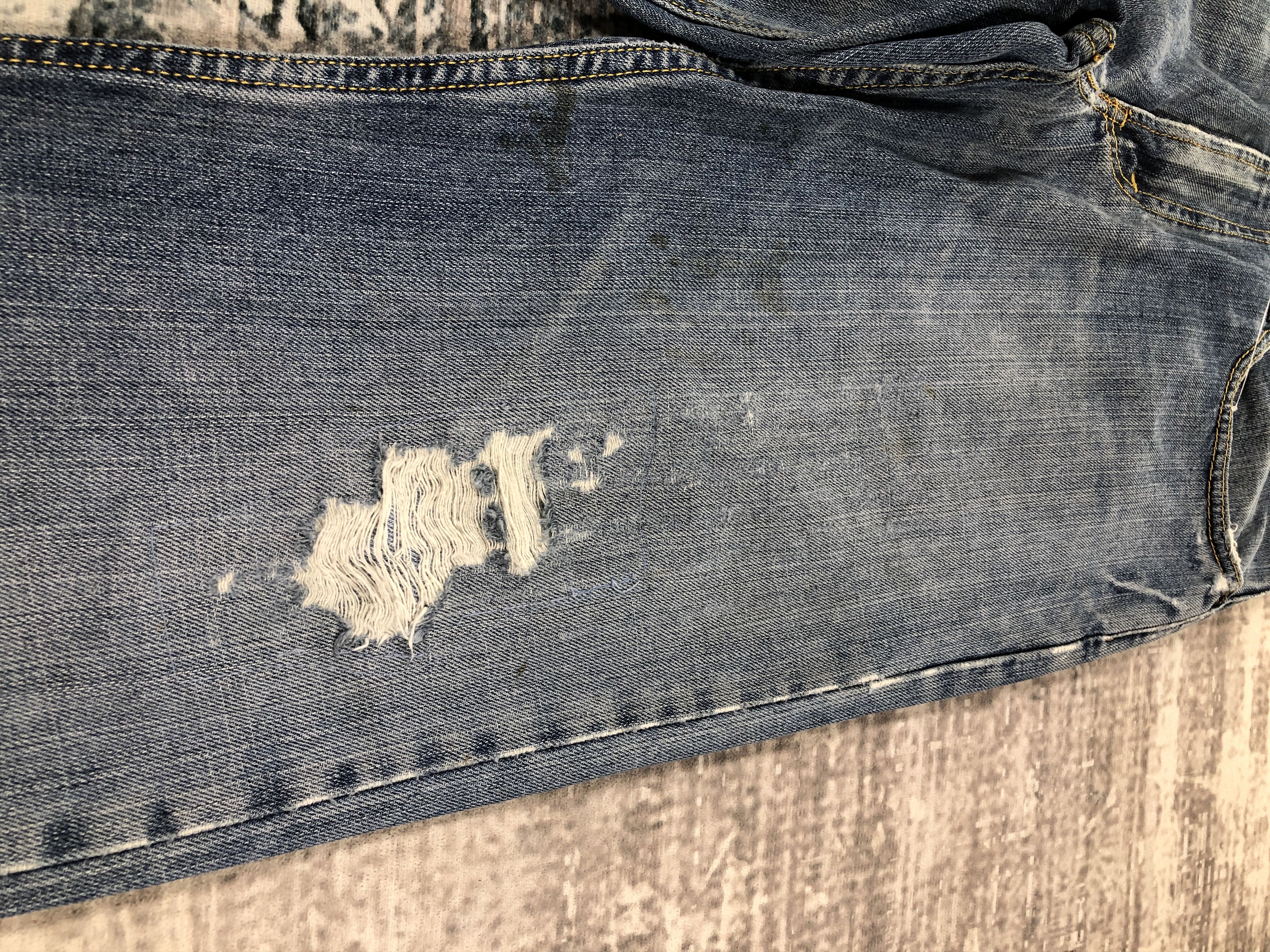 Levi's Vintage Levis 505 Distressed Medium Wash Size US 31 - 6 Thumbnail