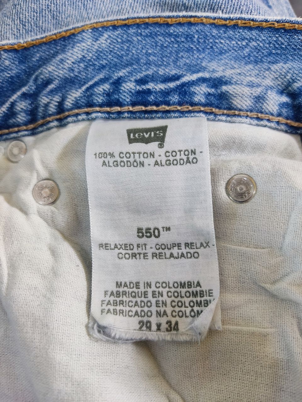 Levi's vintage levis 550 relaxed fit denim Size US 30 / EU 46 - 5 Thumbnail