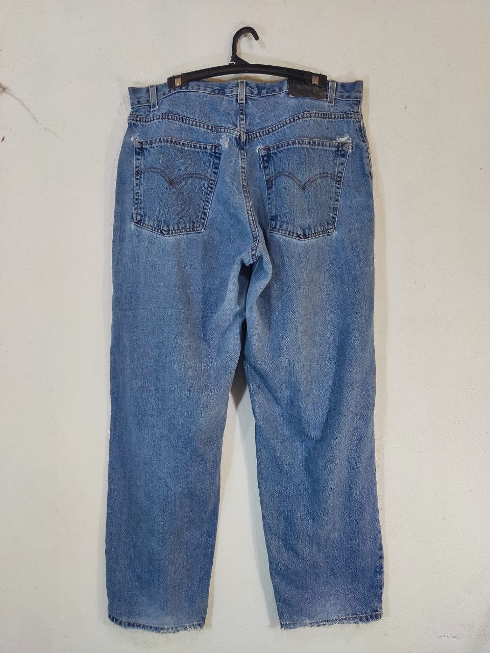 image of Levis Silvertab Baggy Nice Faded Denim in Light Blue, Men's (Size 37)