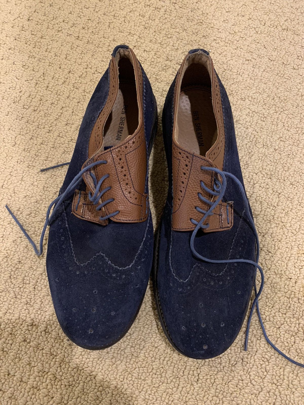 Ben Sherman Suede Wingtip Oxford Size US 10 / EU 43 - 1 Thumbnail