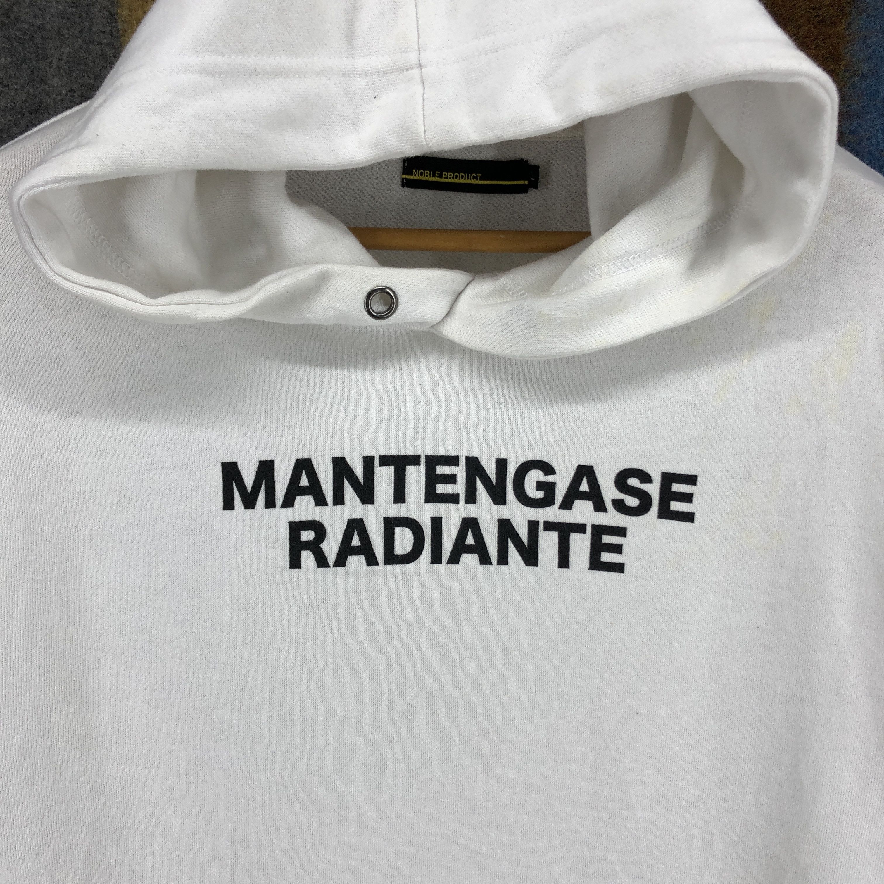 Japanese Brand MANTENGASE RADIANTE by NOBLE PRODUCT Hoodie #2685-85 Size US L / EU 52-54 / 3 - 5 Thumbnail