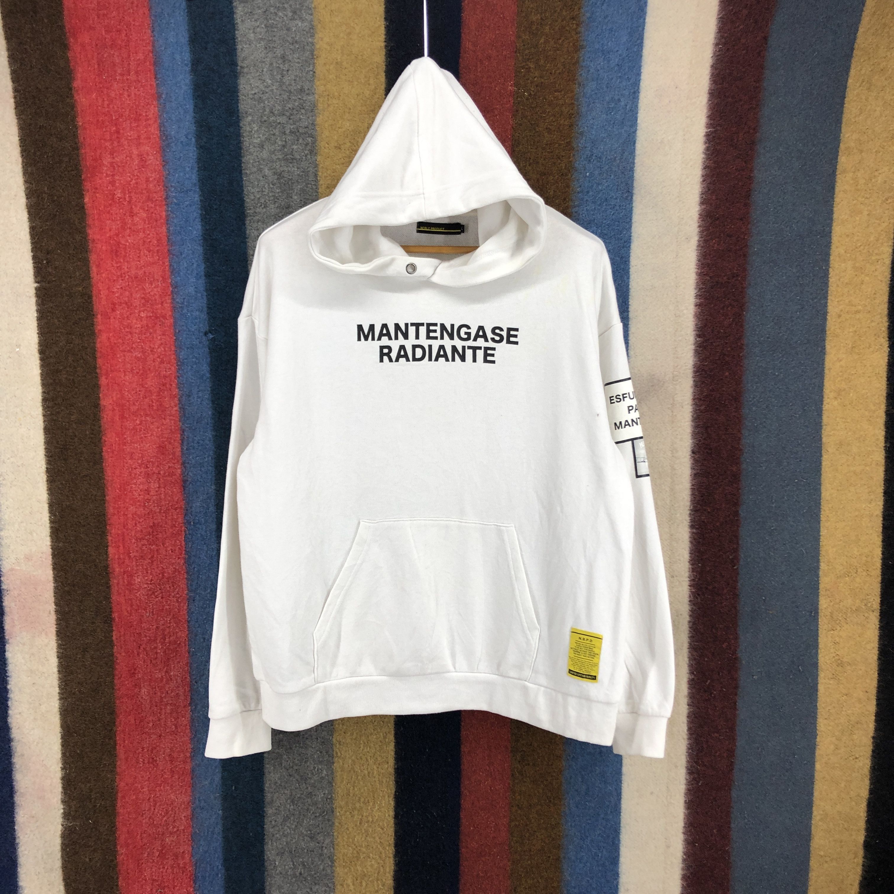 Japanese Brand MANTENGASE RADIANTE by NOBLE PRODUCT Hoodie #2685-85 Size US L / EU 52-54 / 3 - 4 Thumbnail