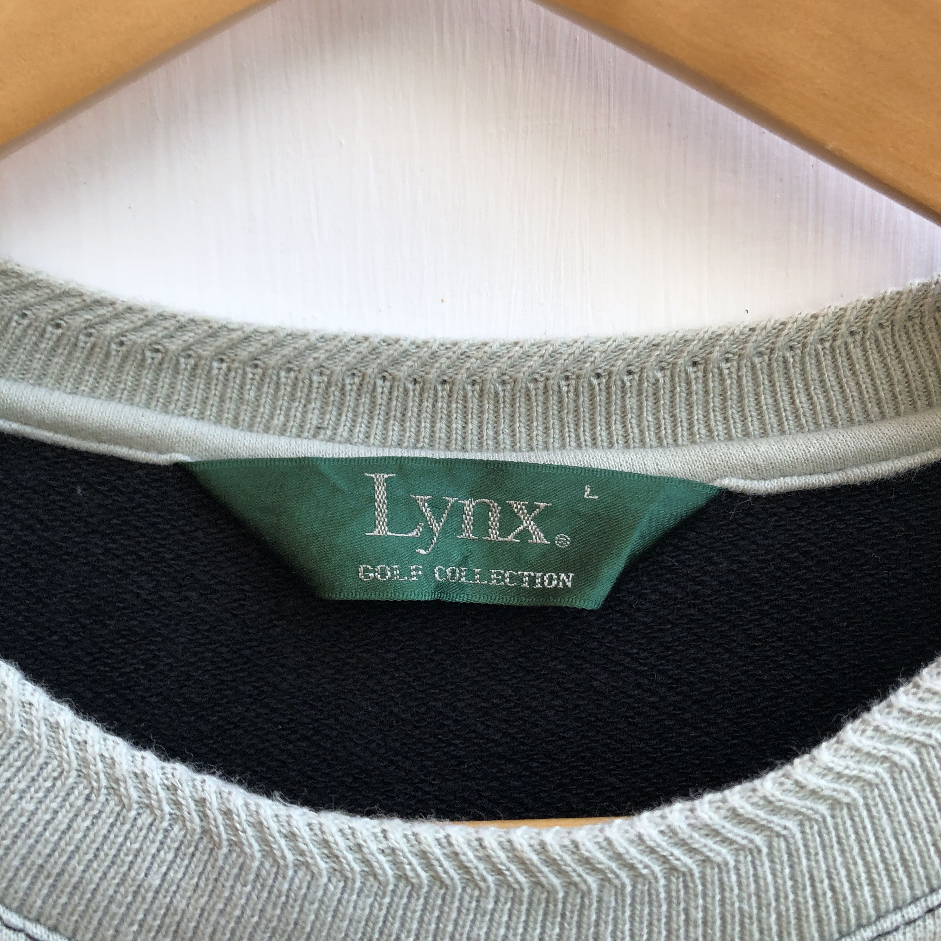 Japanese Brand LYNX GOLF COLLECTION Crew Neck Sweatshirt #0140-07 Size US M / EU 48-50 / 2 - 3 Thumbnail
