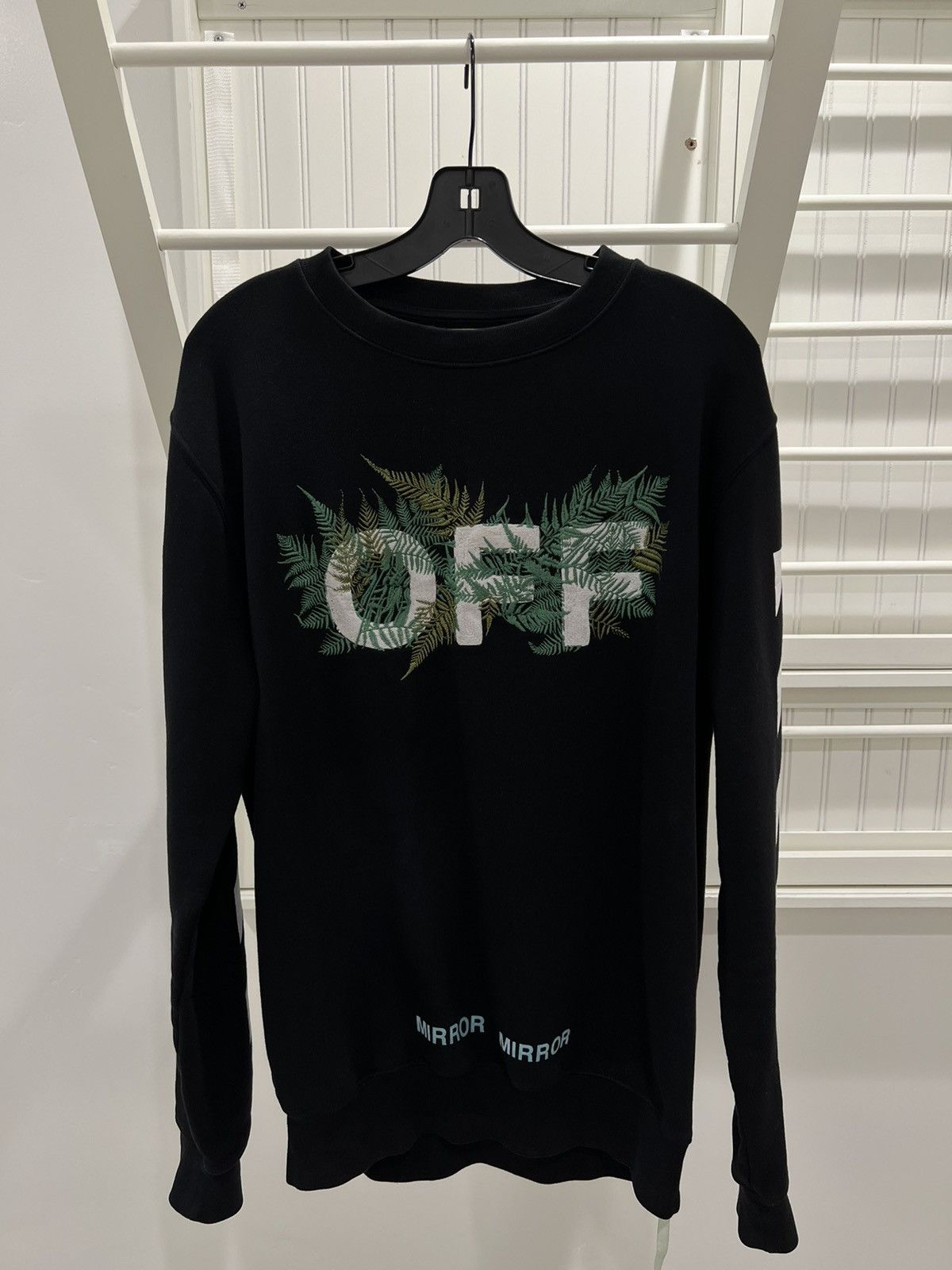 Off White Off White Diagonals Ferns Sweater Grailed