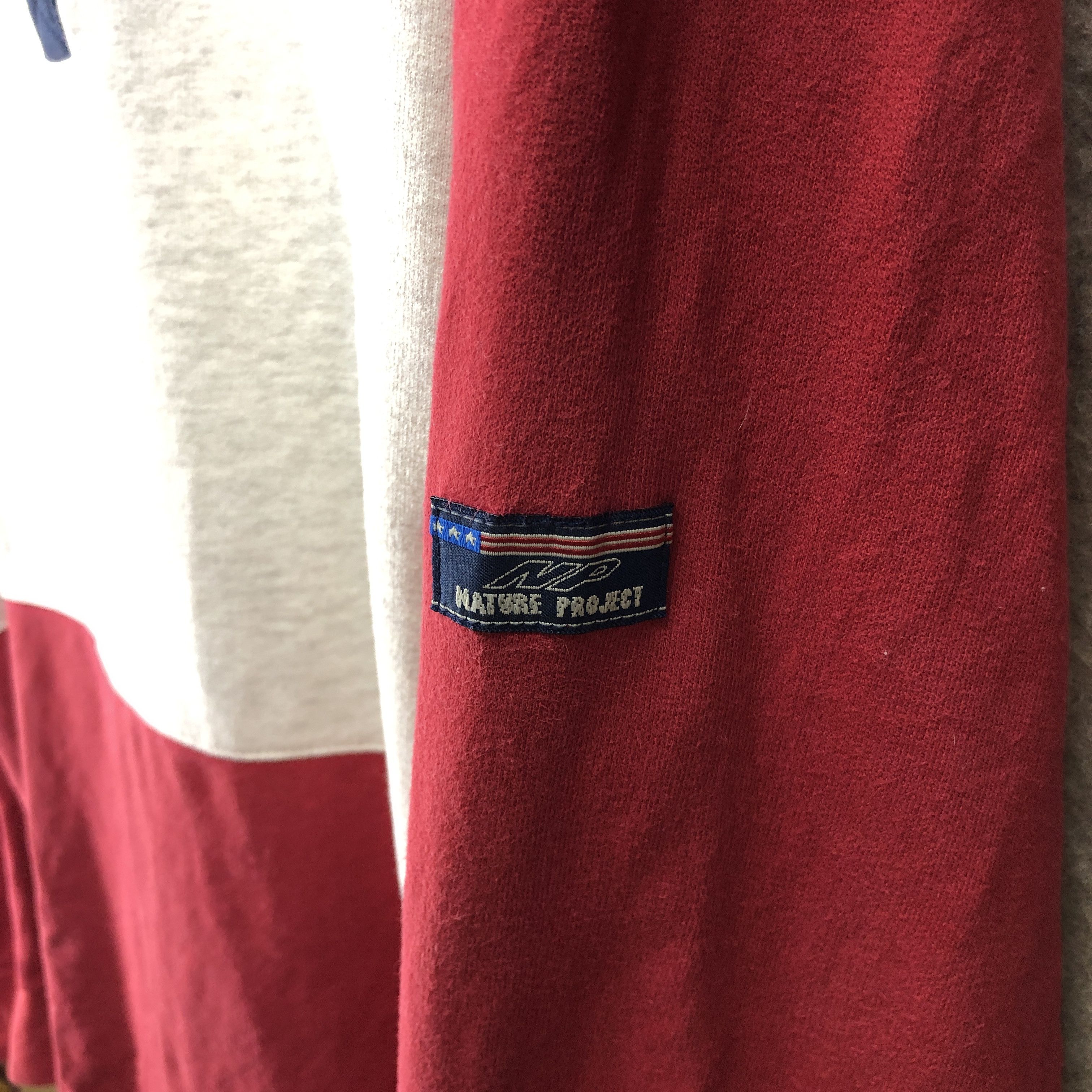 Japanese Brand NATURE PROJECT Stripe Hoodie Pullover #0702/AE Size US L / EU 52-54 / 3 - 5 Thumbnail