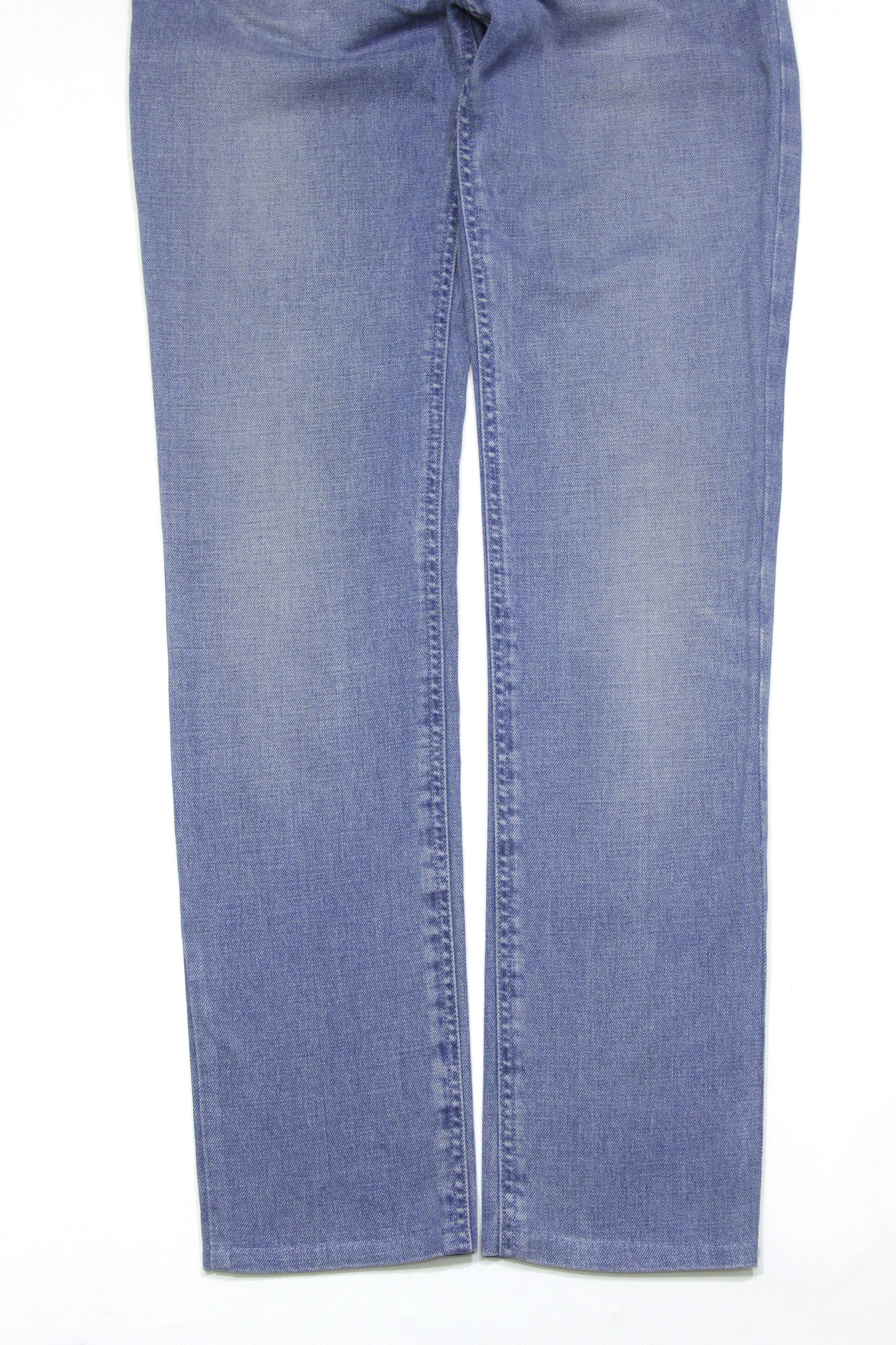 Yves Saint Laurent 2010 YSL Faded Logo Vintage Overdye Fitted Leg Jeans Size US 30 / EU 46 - 5 Thumbnail
