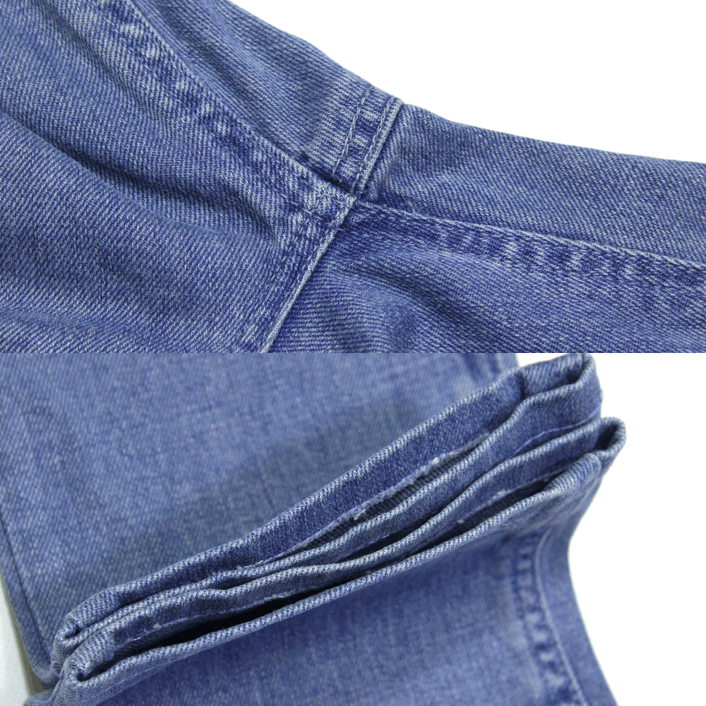 Yves Saint Laurent 2010 YSL Faded Logo Vintage Overdye Fitted Leg Jeans Size US 30 / EU 46 - 8 Thumbnail