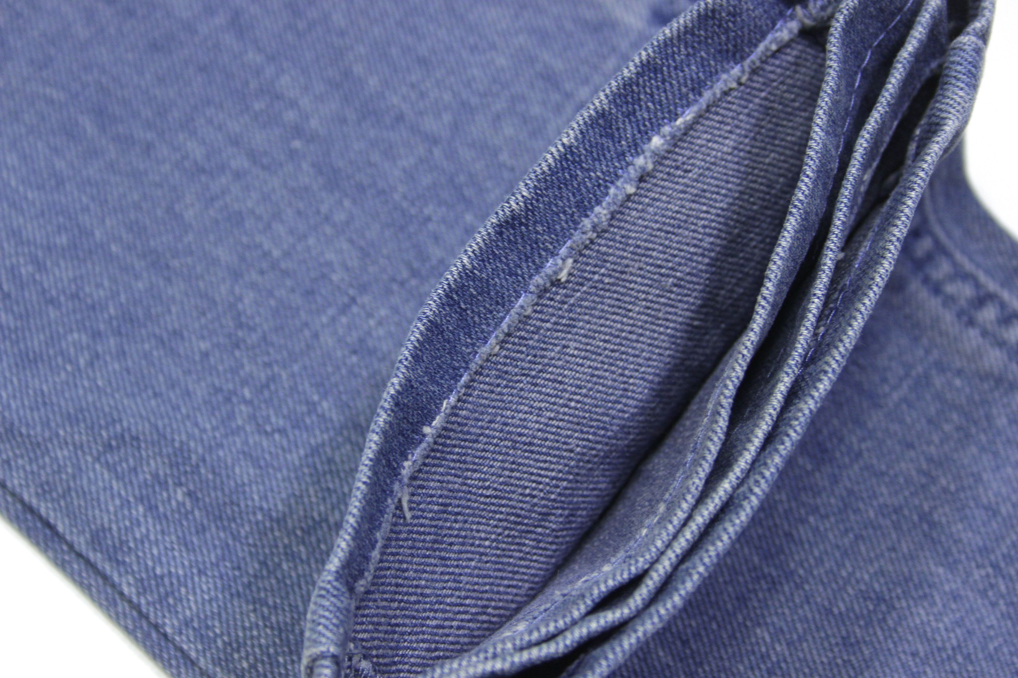 Yves Saint Laurent 2010 YSL Faded Logo Vintage Overdye Fitted Leg Jeans Size US 30 / EU 46 - 9 Thumbnail