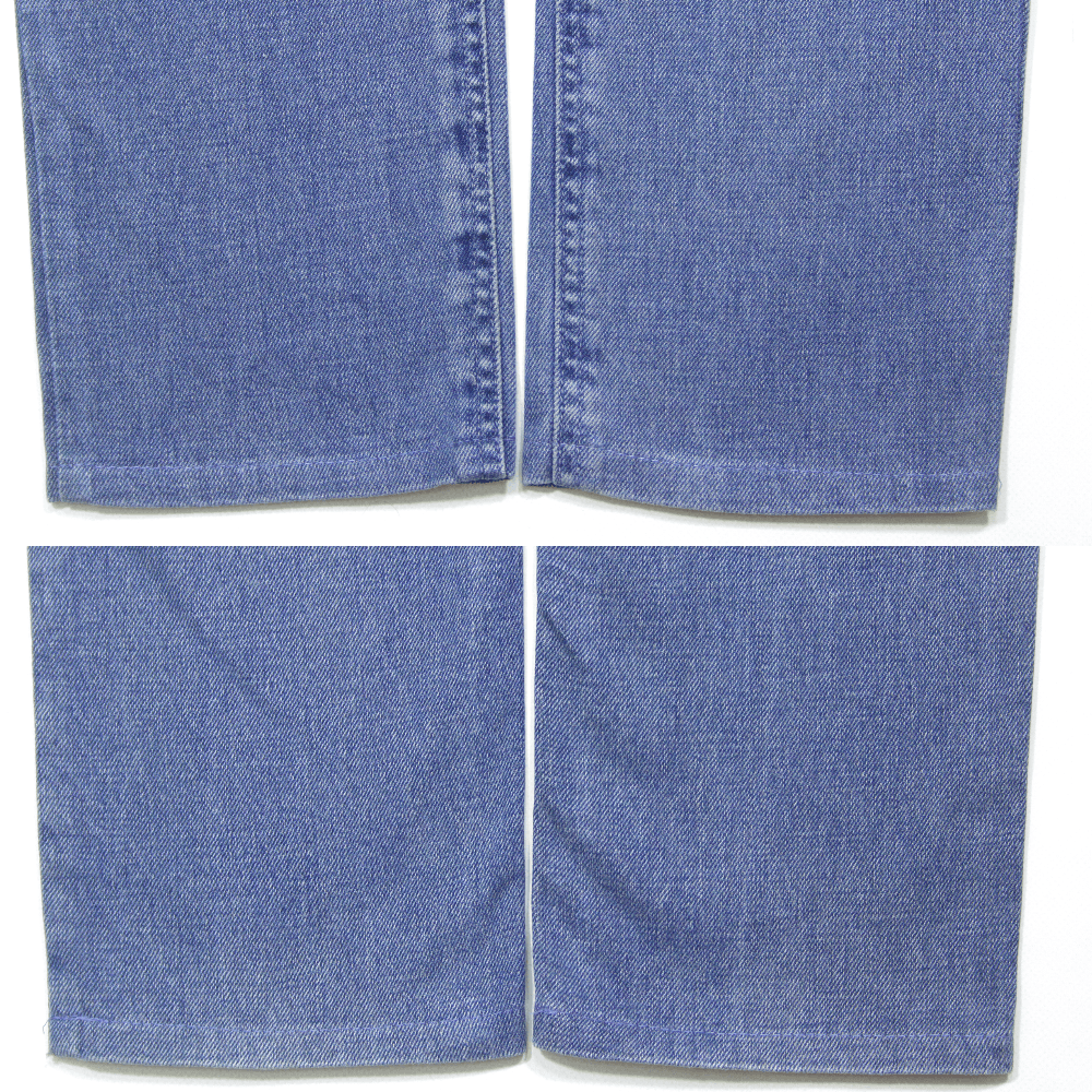 Yves Saint Laurent 2010 YSL Faded Logo Vintage Overdye Fitted Leg Jeans Size US 30 / EU 46 - 7 Thumbnail
