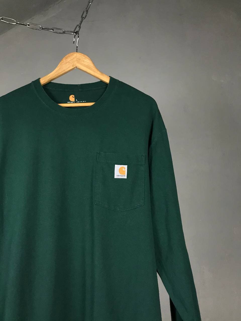 Other Carhartt vintage streetwear green longsleeve Size US L / EU 52-54 / 3 - 2 Thumbnail