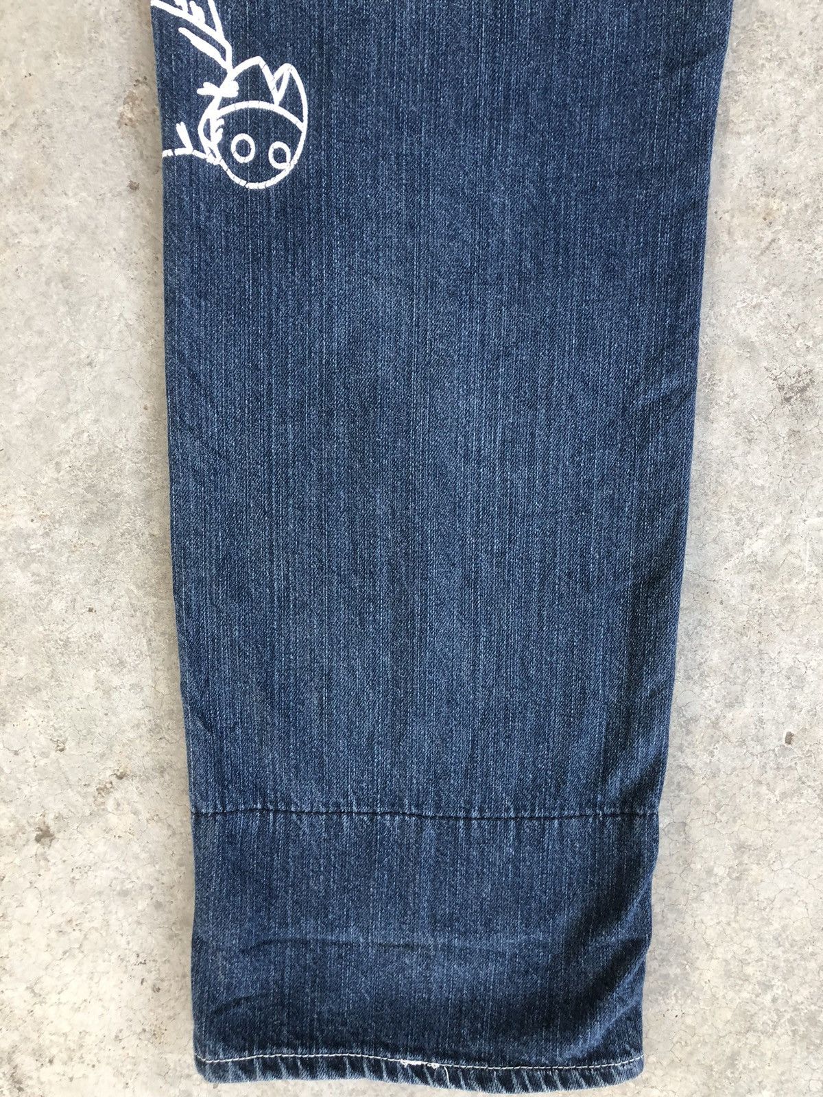 Anime Japanese One piece Painted Distressed Jeans Size US 36 / EU 52 - 11 Thumbnail