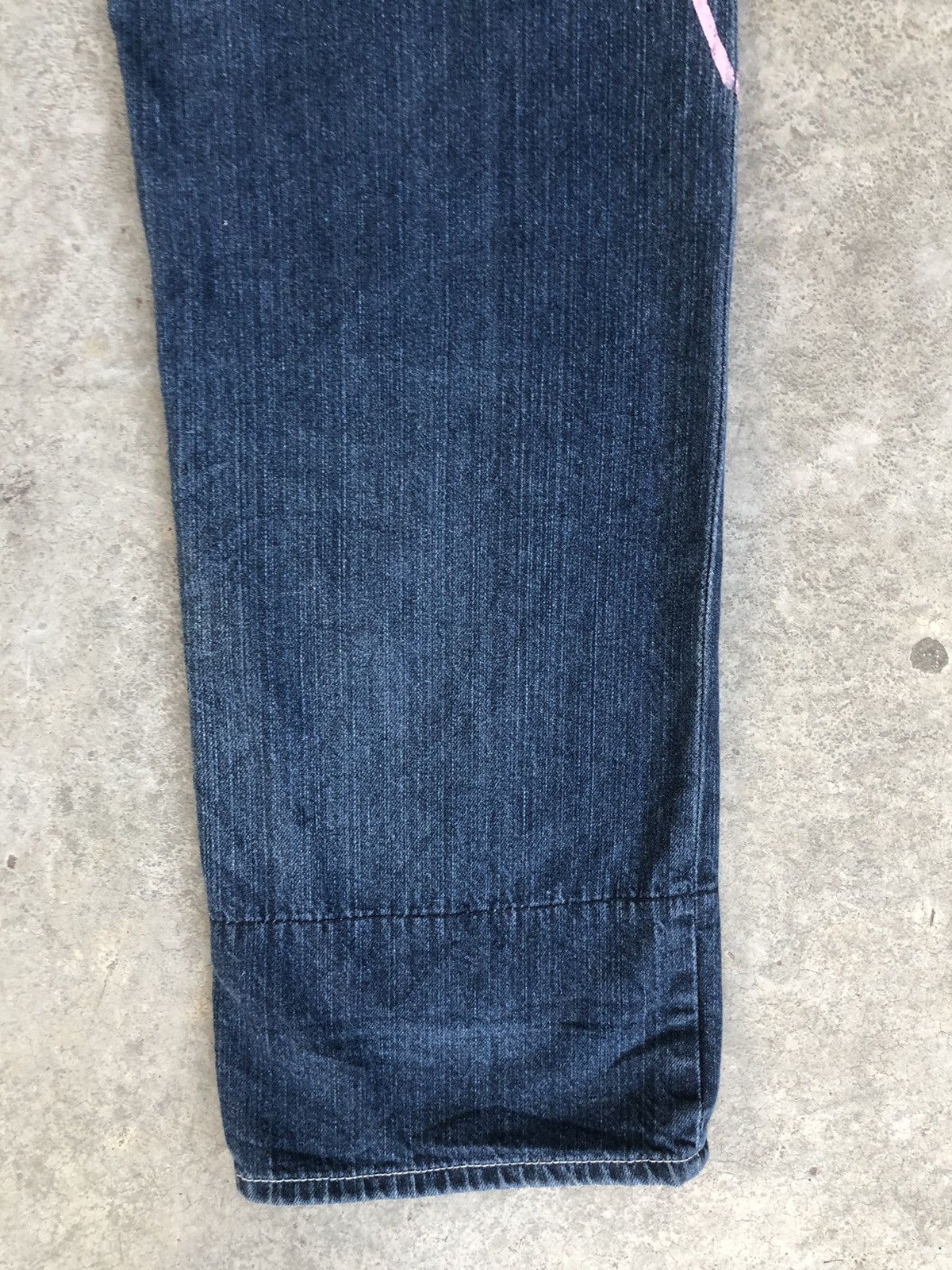 Anime Japanese One piece Painted Distressed Jeans Size US 36 / EU 52 - 12 Thumbnail