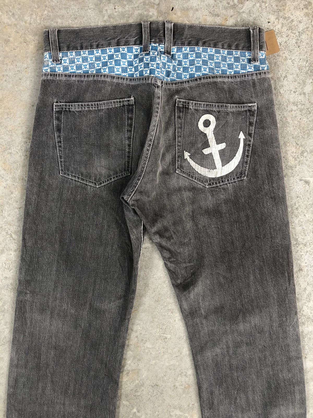 Japanese Brand Japanese one piece Distressed Jeans Painted Size US 34 / EU 50 - 8 Thumbnail