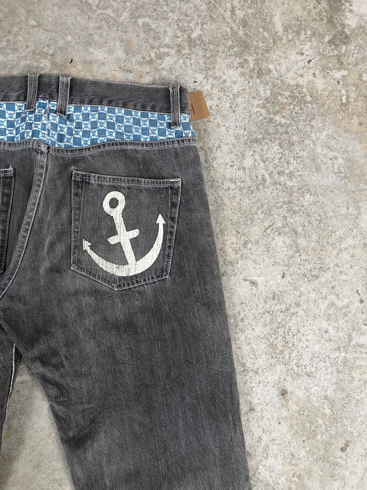 Japanese Brand Japanese one piece Distressed Jeans Painted Size US 34 / EU 50 - 10 Thumbnail