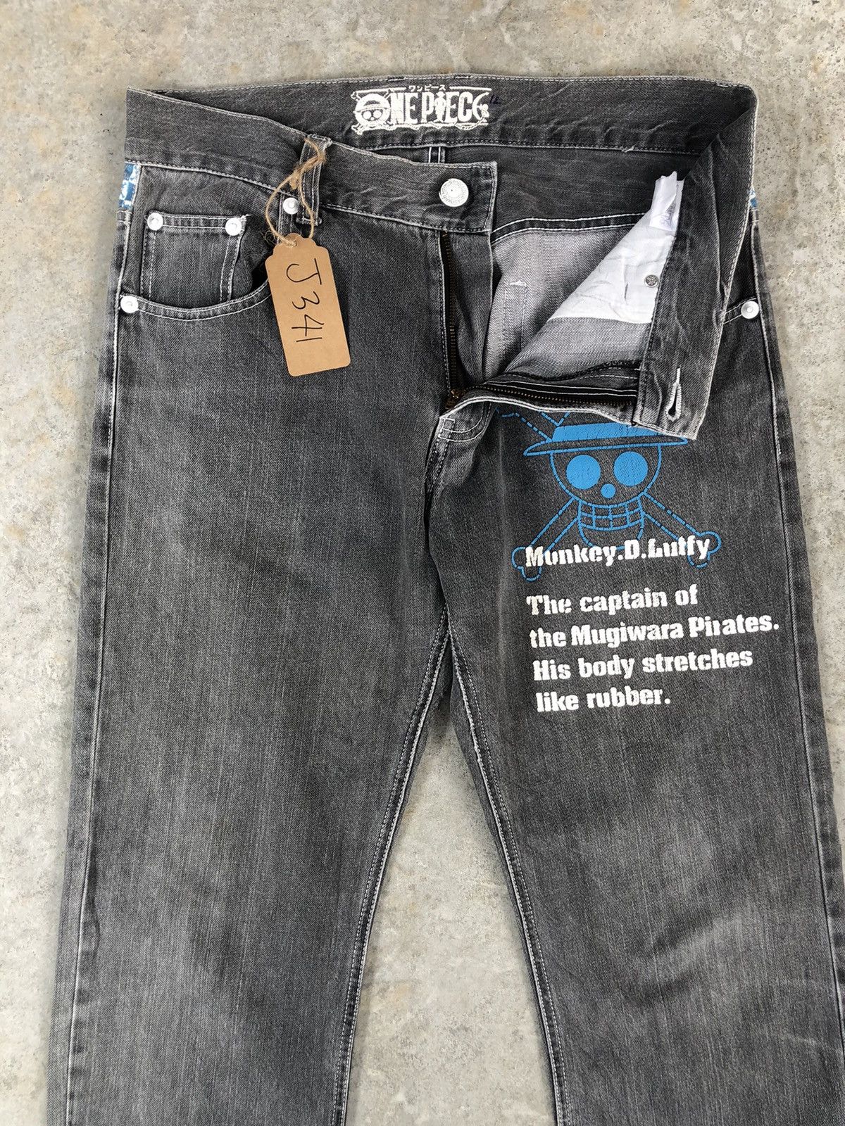 Japanese Brand Japanese one piece Distressed Jeans Painted Size US 34 / EU 50 - 3 Thumbnail
