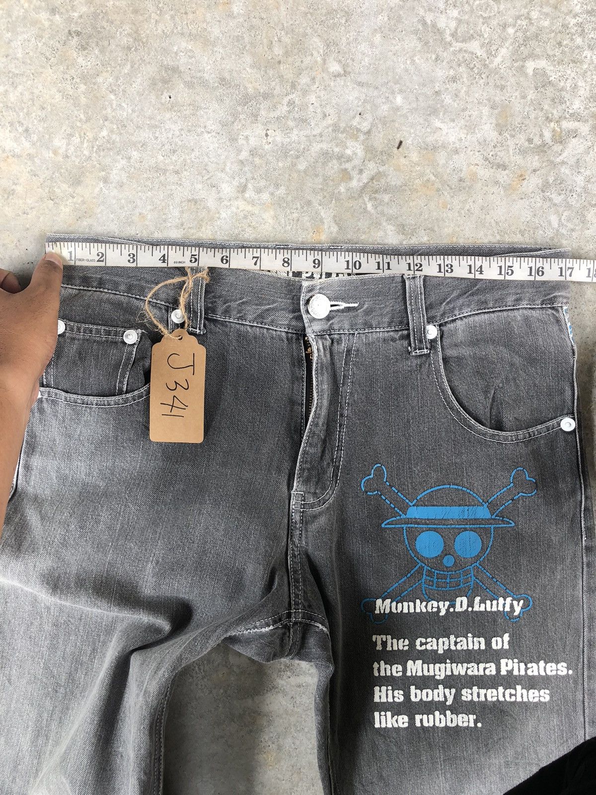 Japanese Brand Japanese one piece Distressed Jeans Painted Size US 34 / EU 50 - 15 Thumbnail